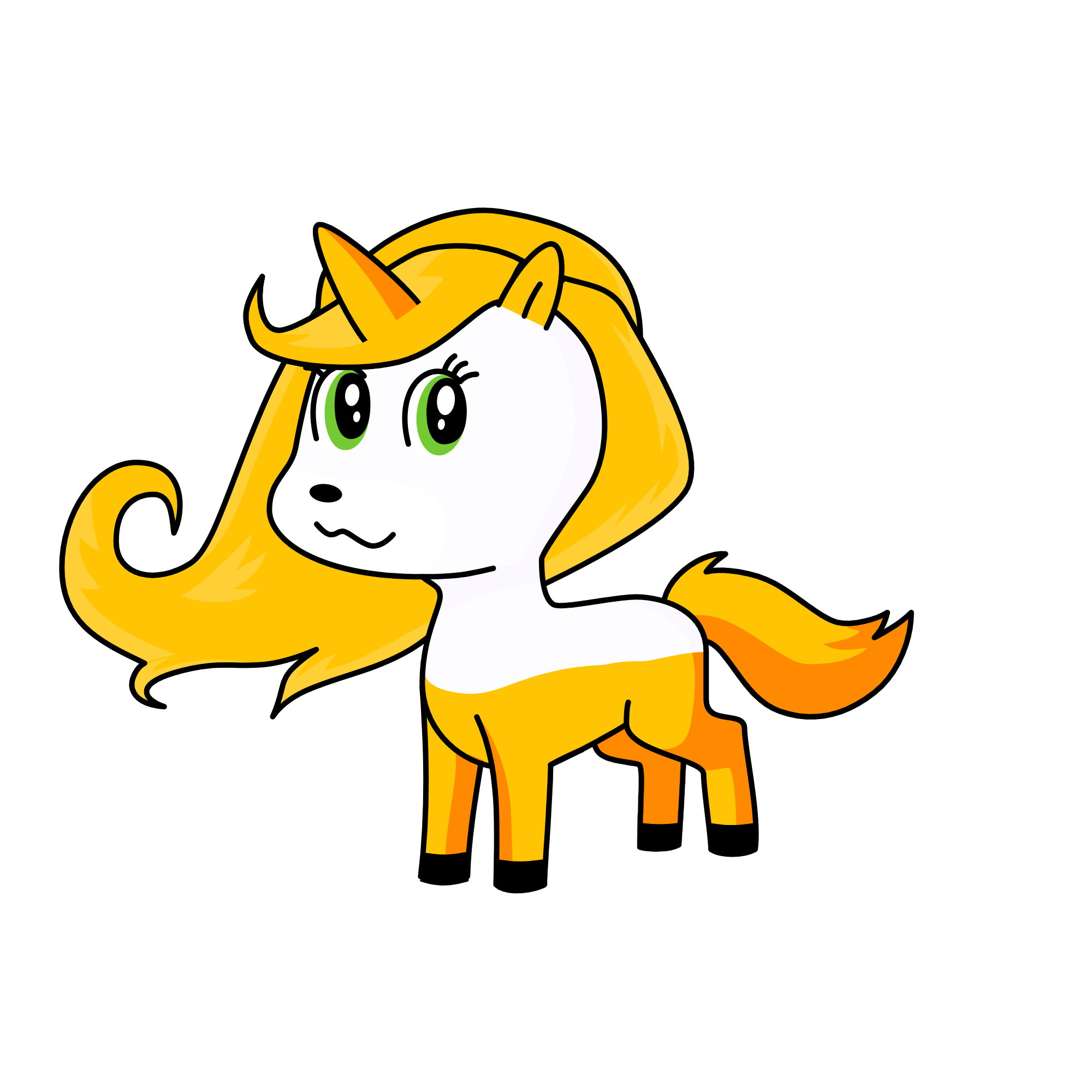 my best friend AMBER from meow playground, the unicorn