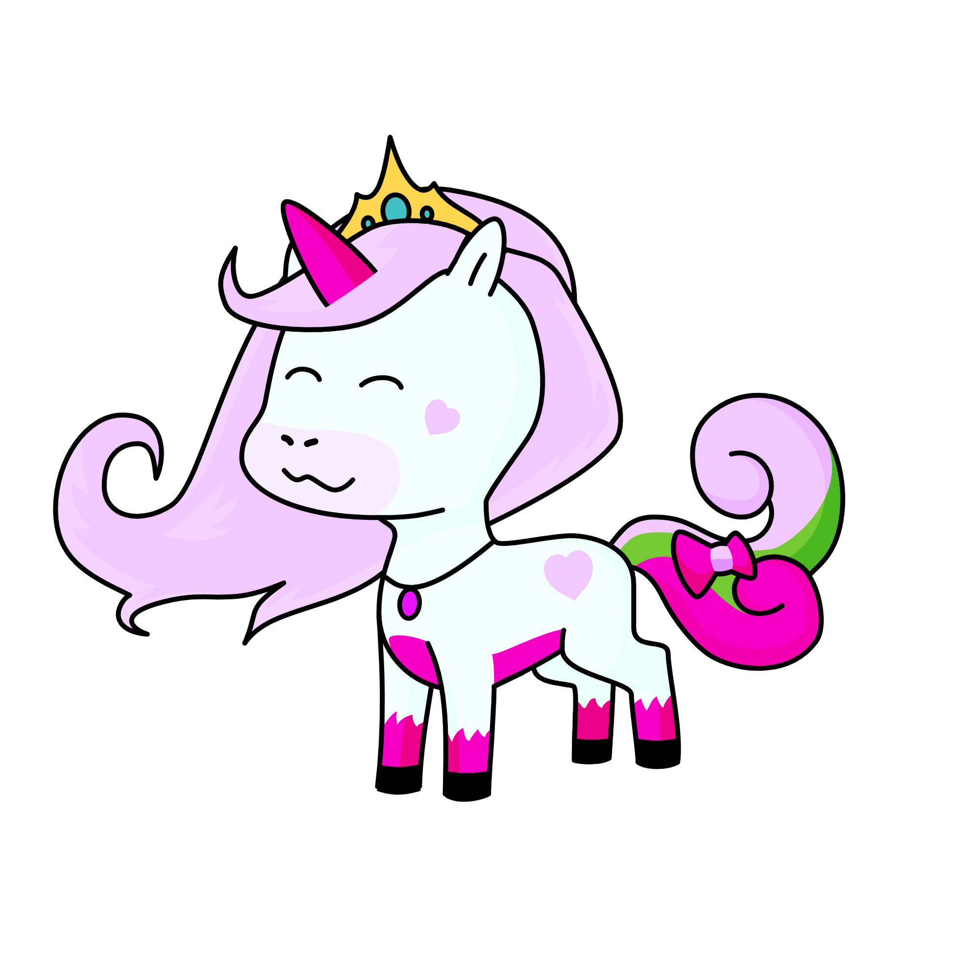 Princess Cecilia, the unicorn