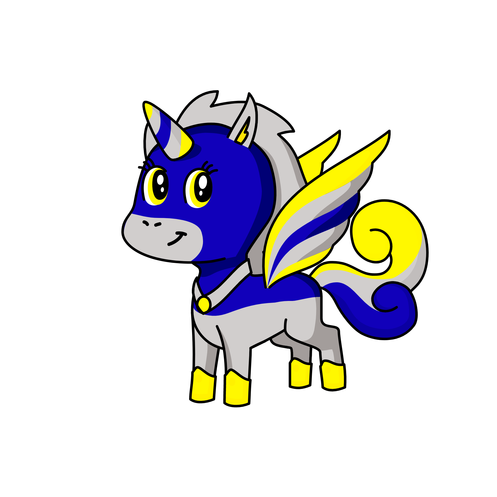 Hannakah, the unicorn