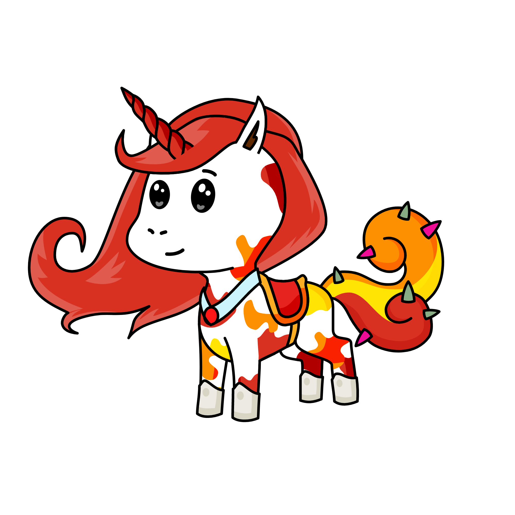fire, the unicorn