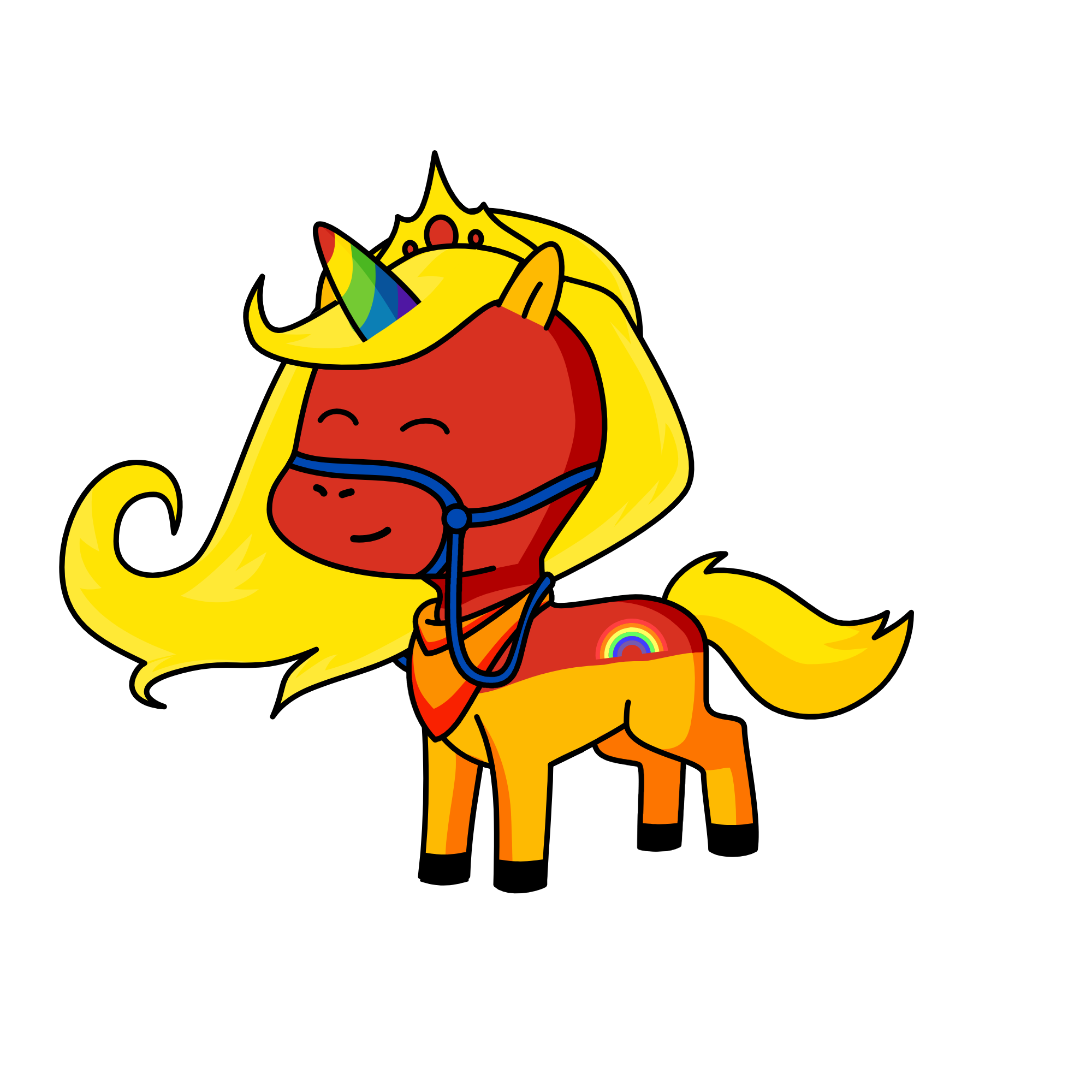 happy, the unicorn