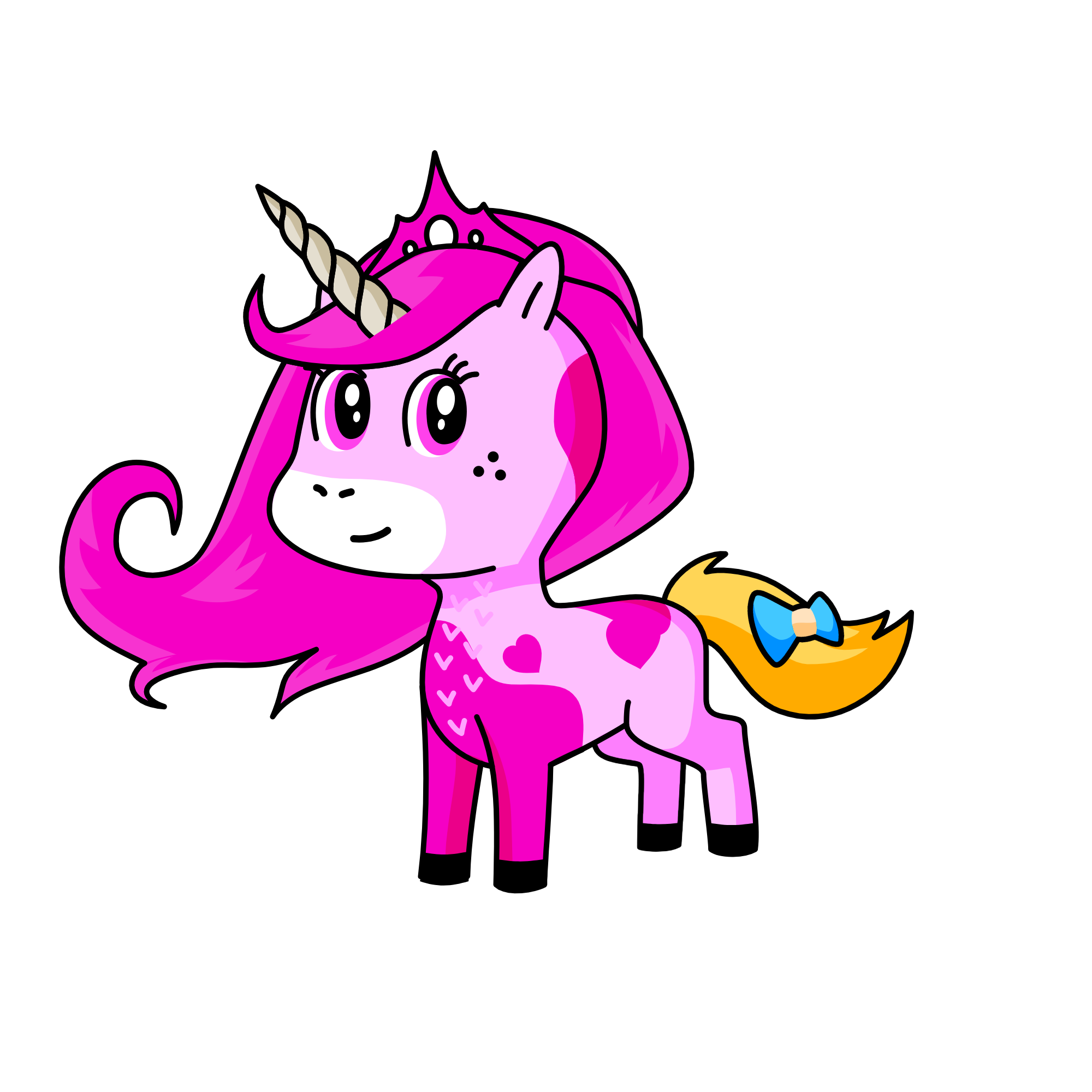 Delia of the sky, the unicorn
