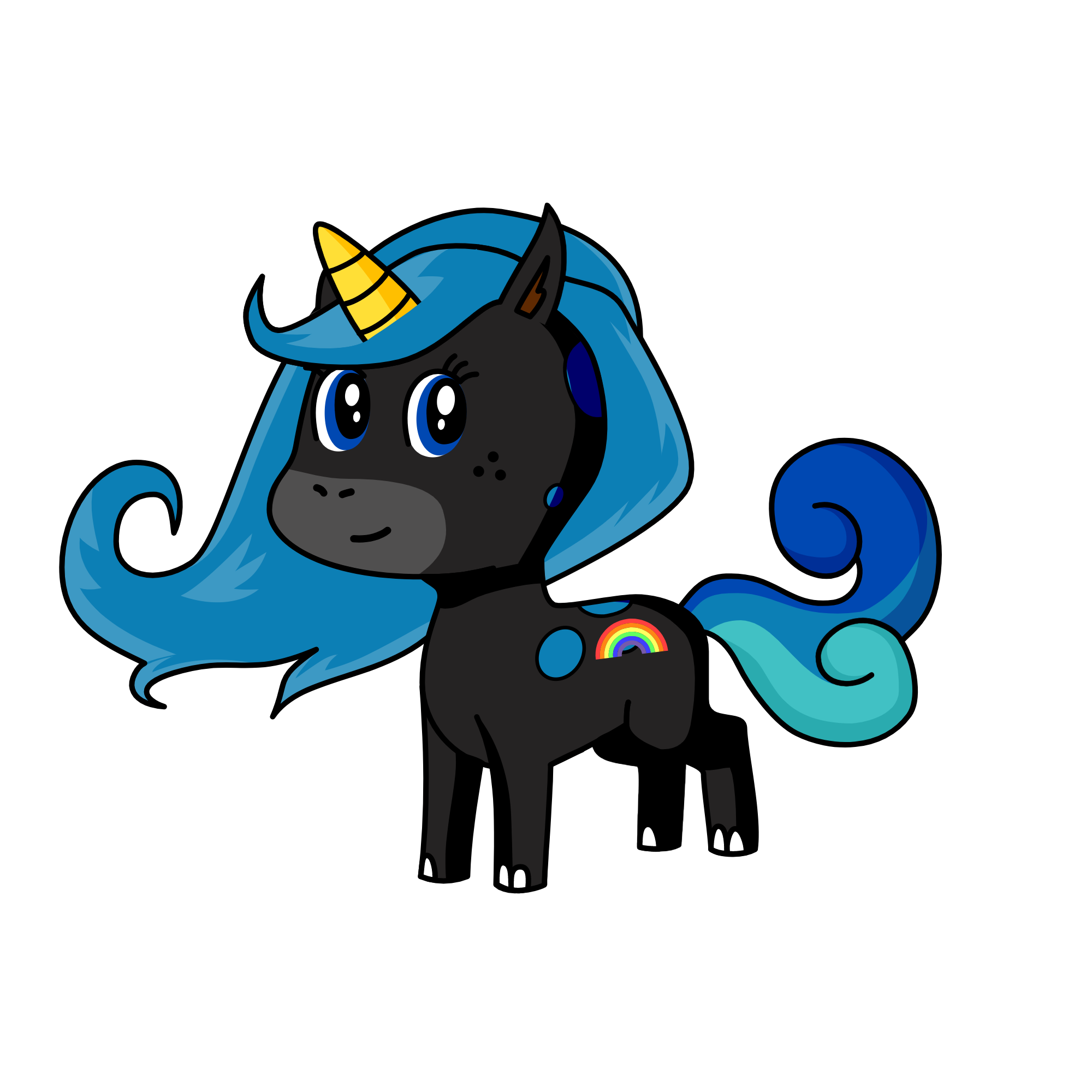 princesses midnight, the unicorn
