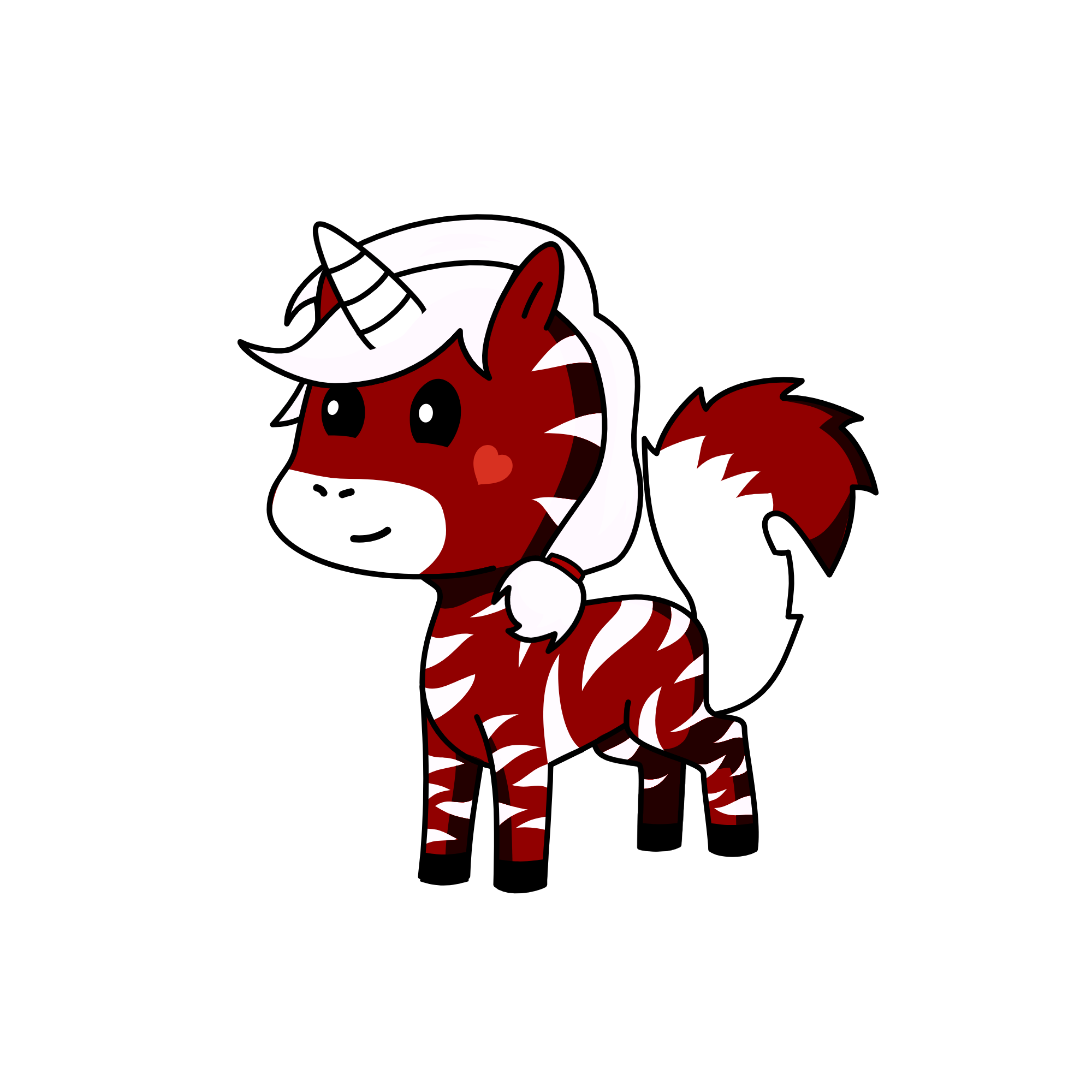 queen of hearts, the unicorn