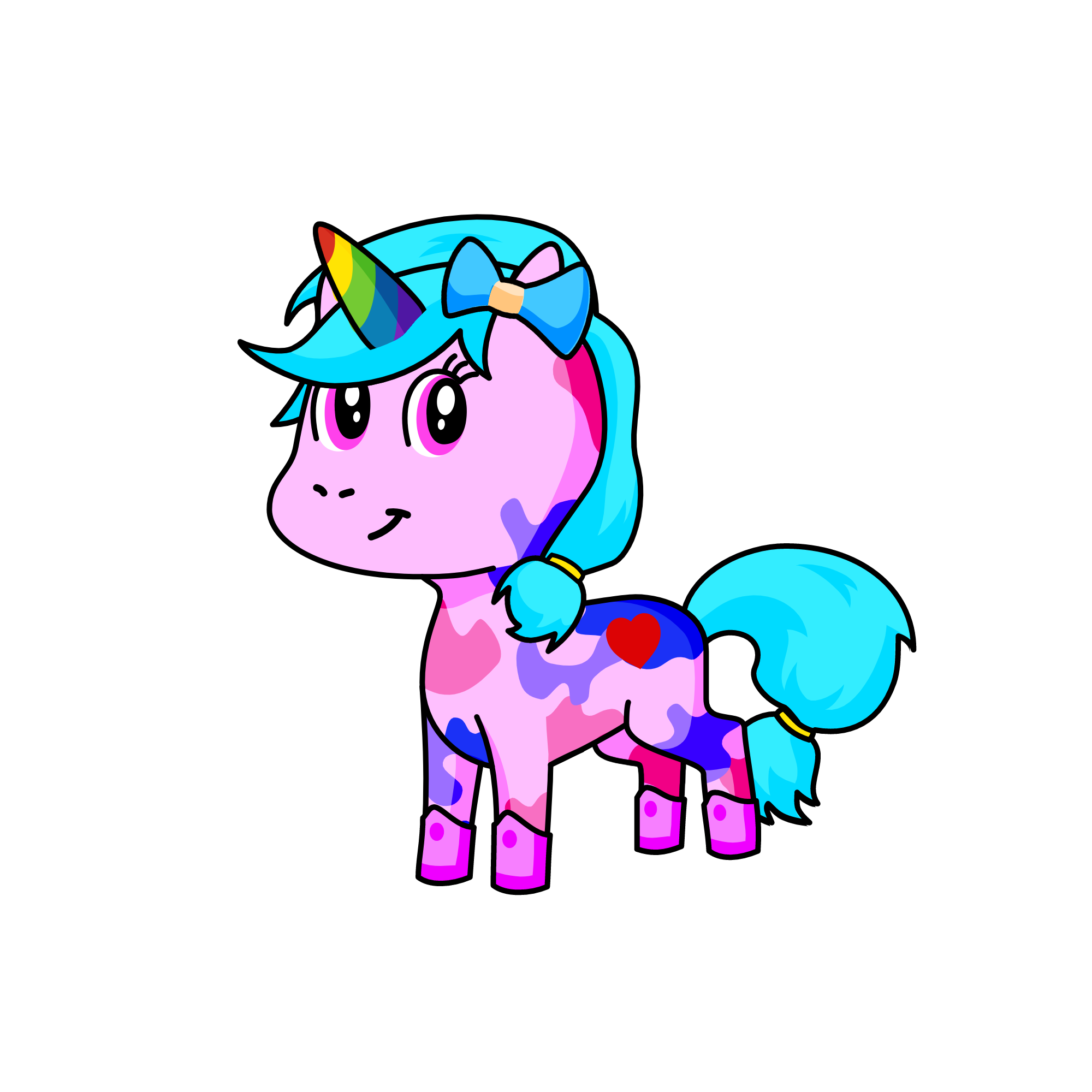 snowy, the unicorn
