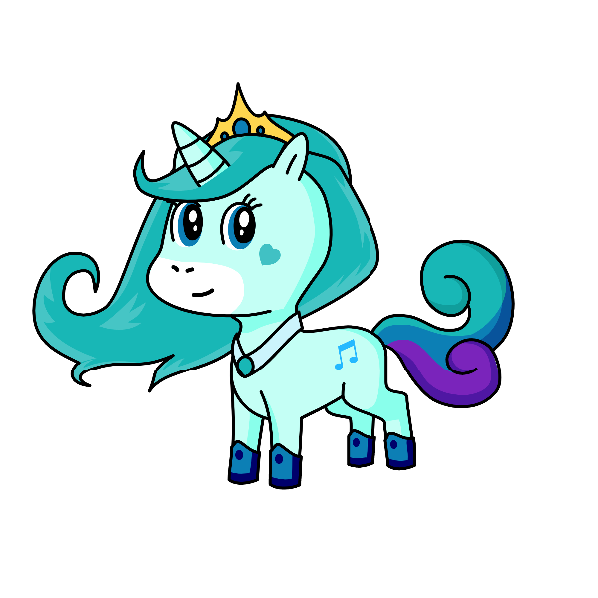 queen icy, the unicorn