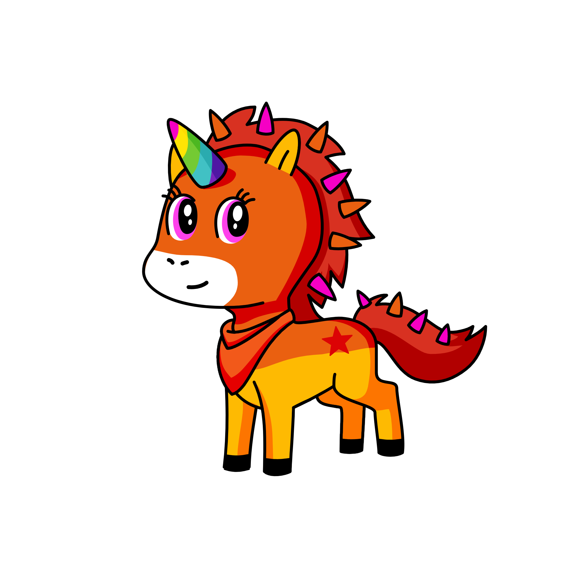 Heatie, the unicorn