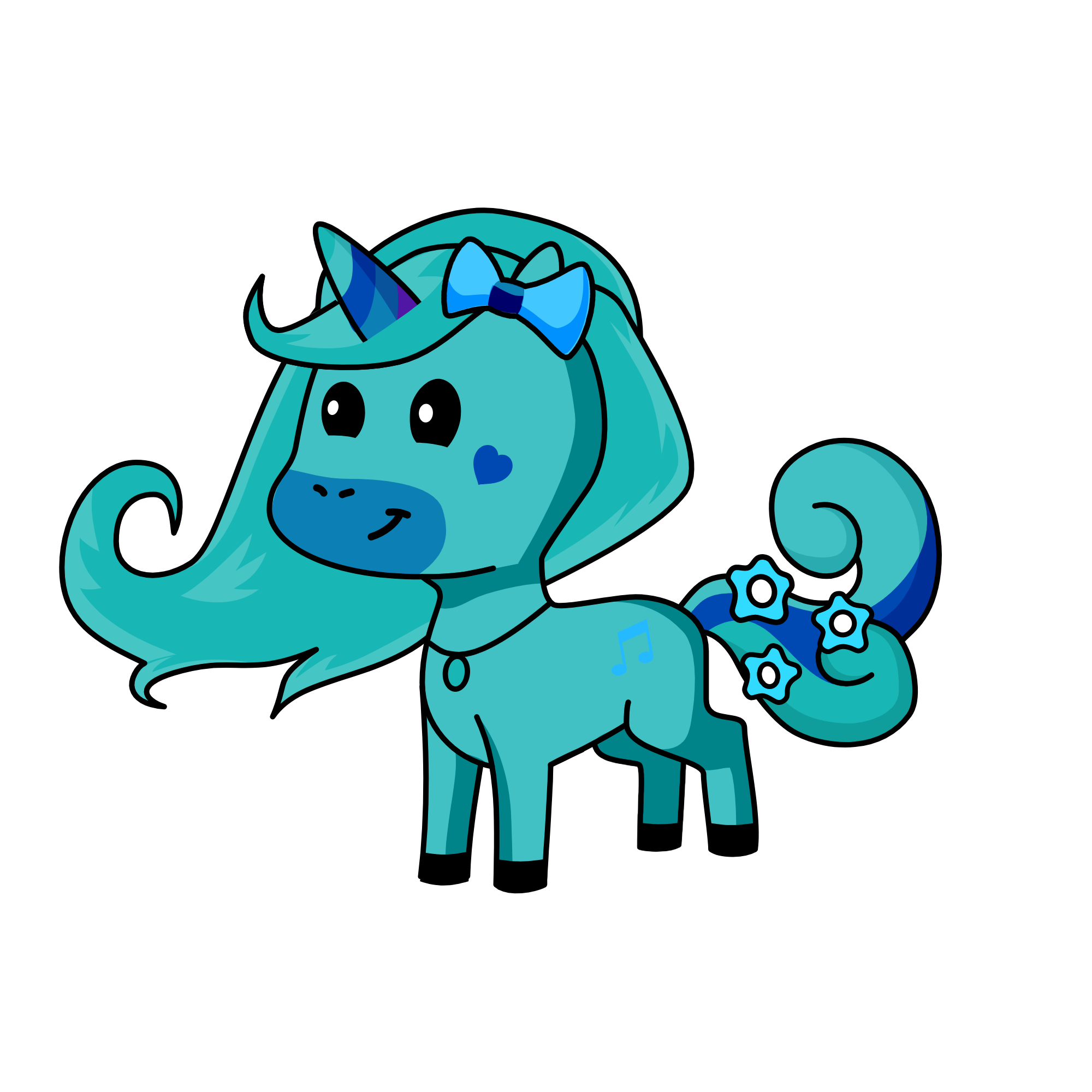winter, the unicorn
