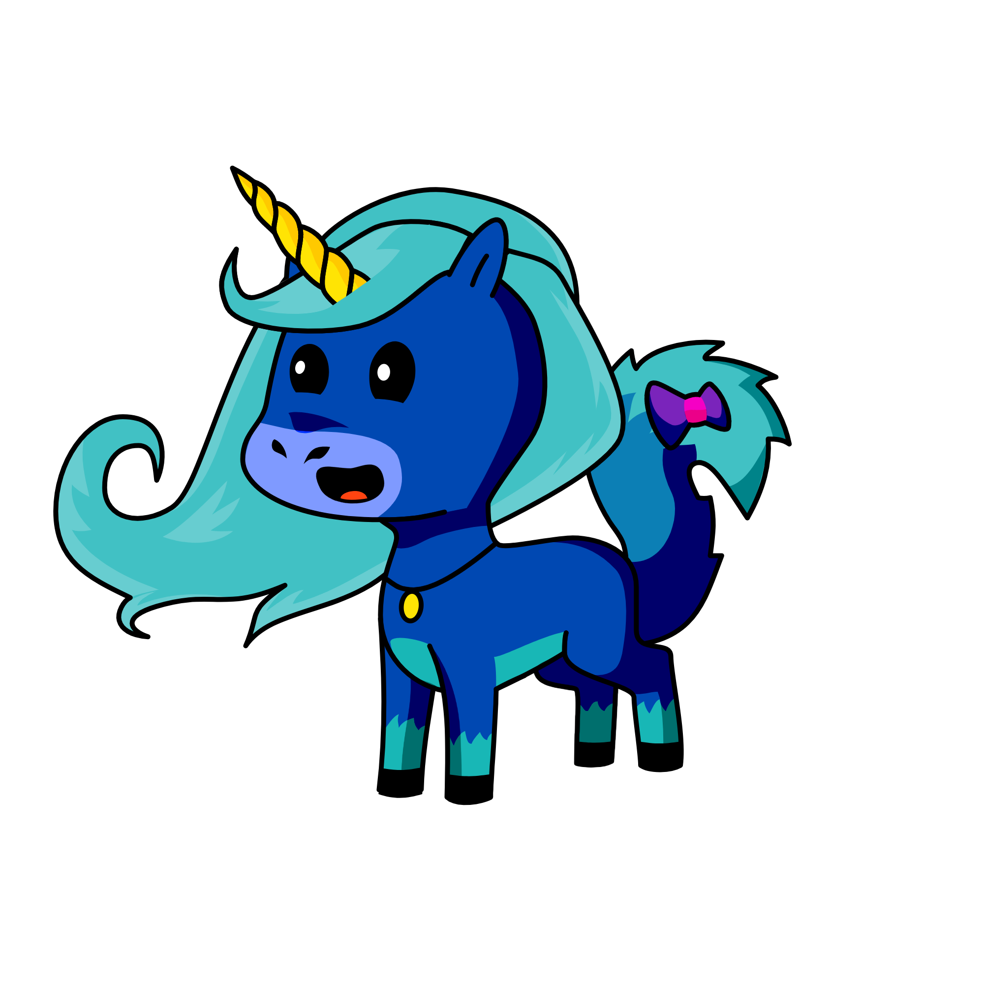 moon dust, the unicorn