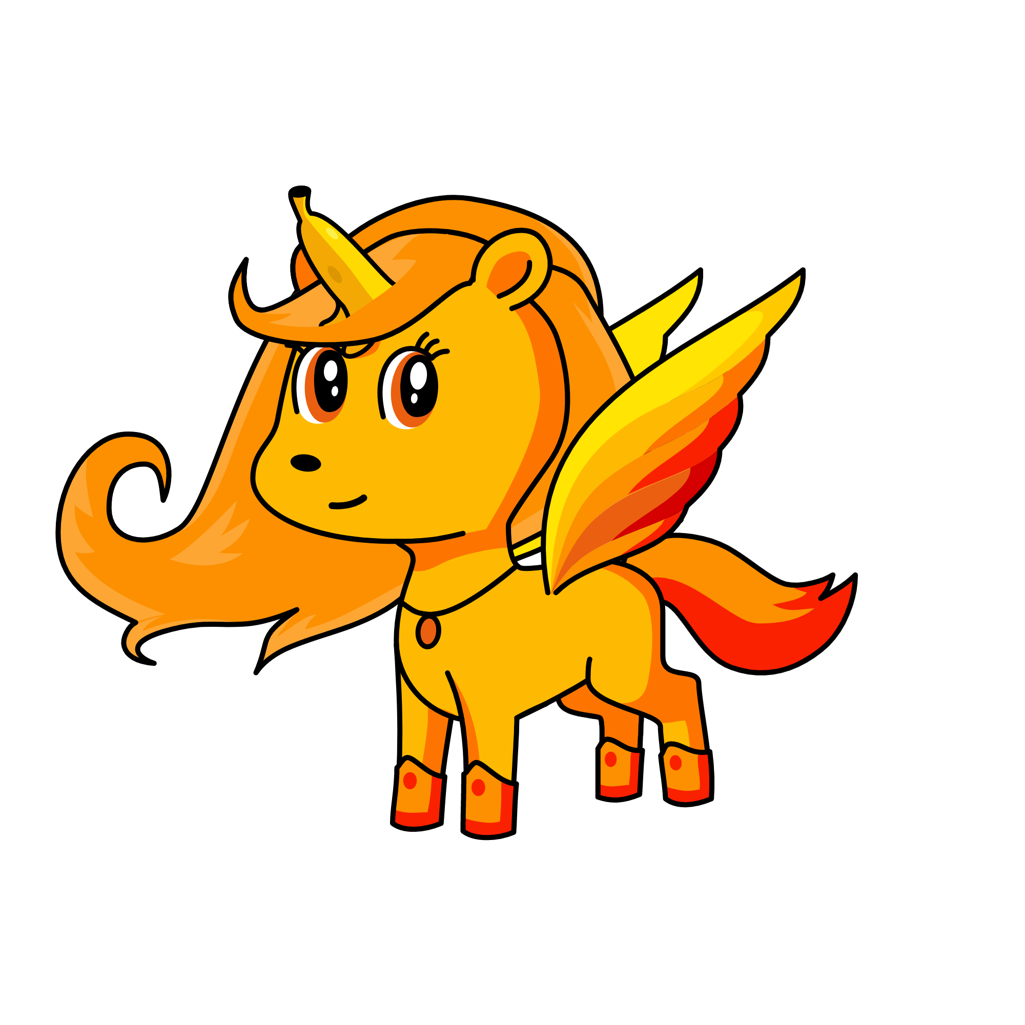 Banana Split, the unicorn