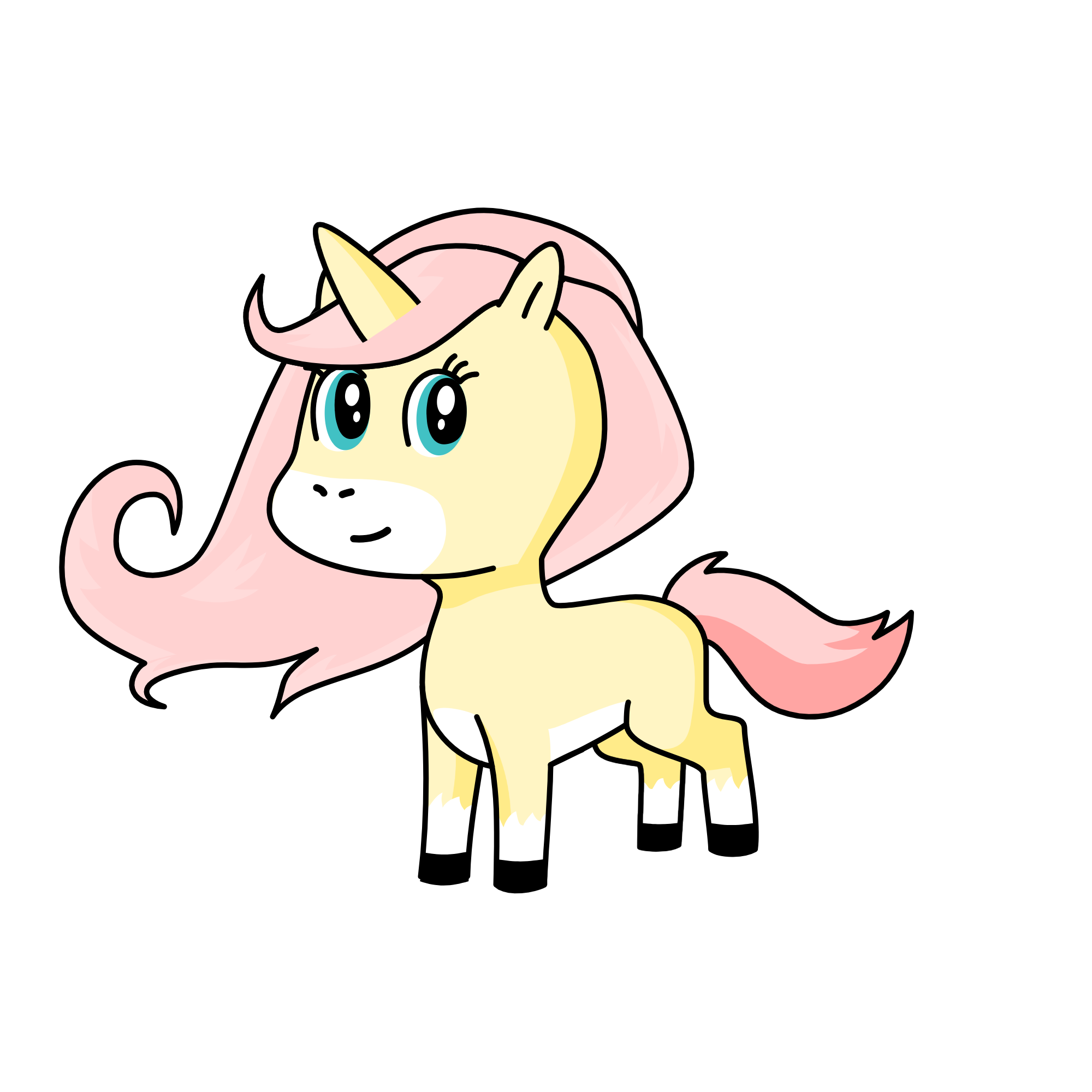 Fluttershy, the unicorn