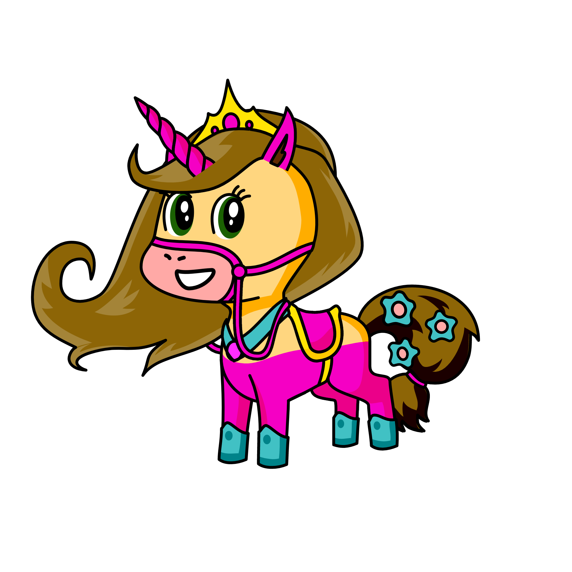 Caroline, the unicorn