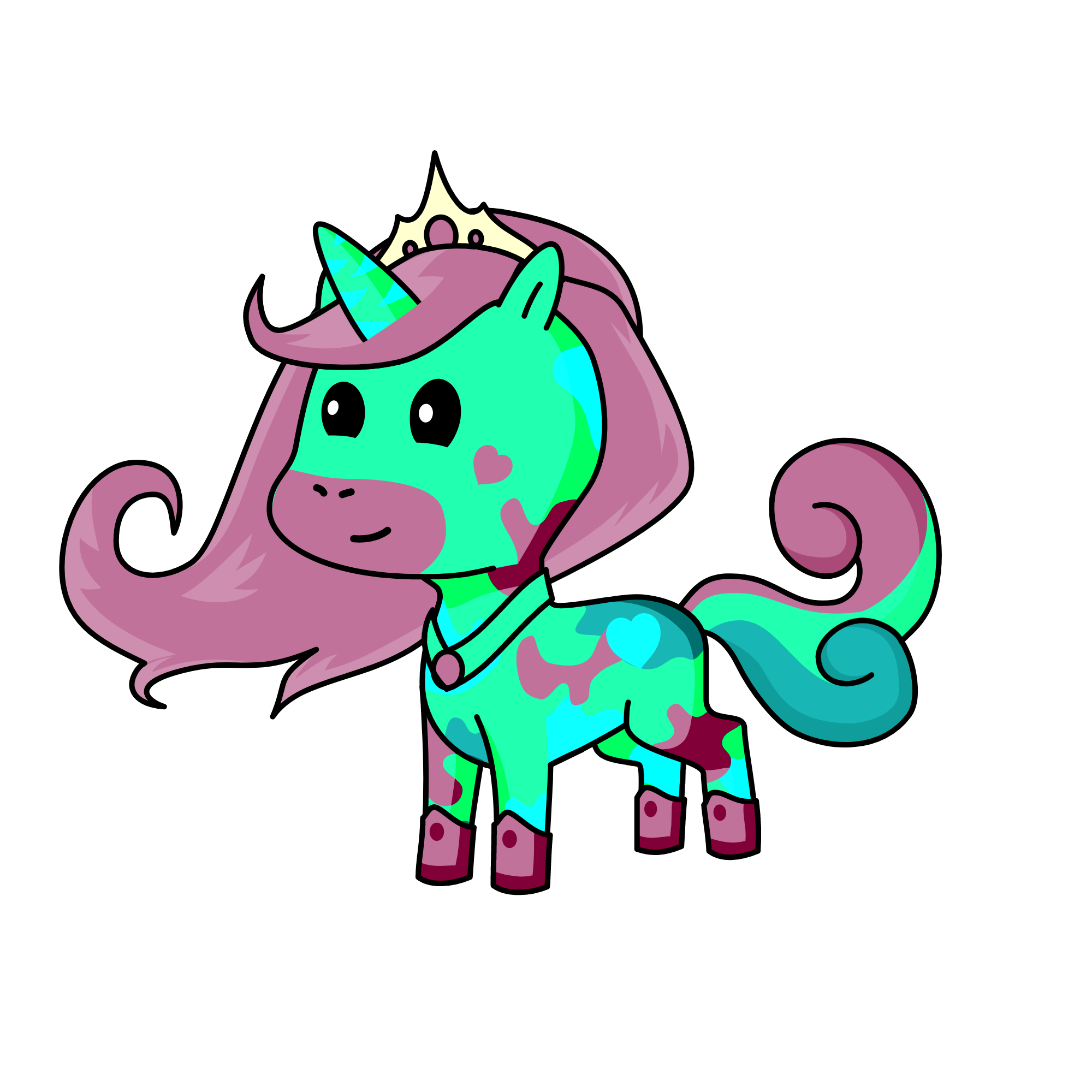 Cotton Candy, the unicorn