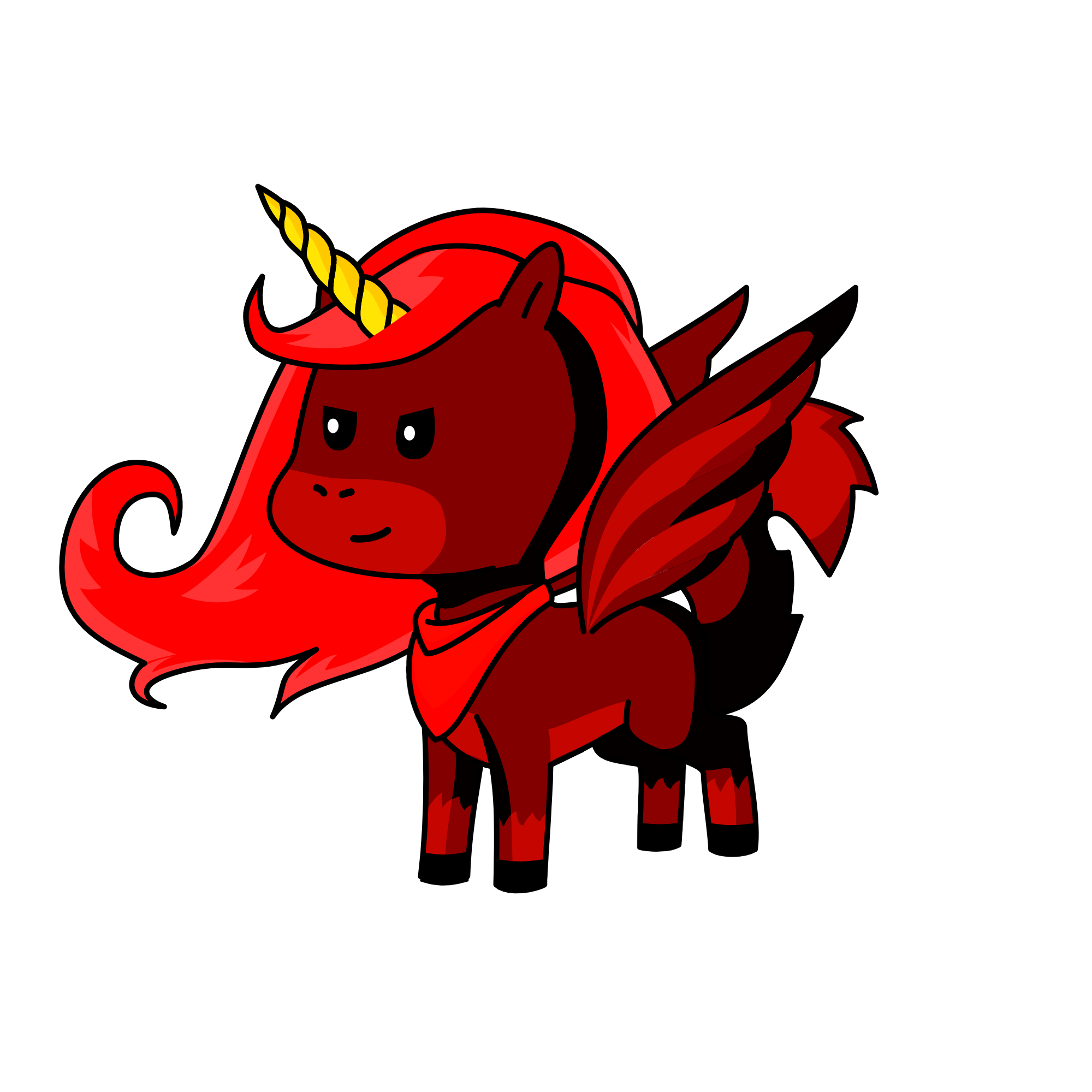 Fire wing, the unicorn