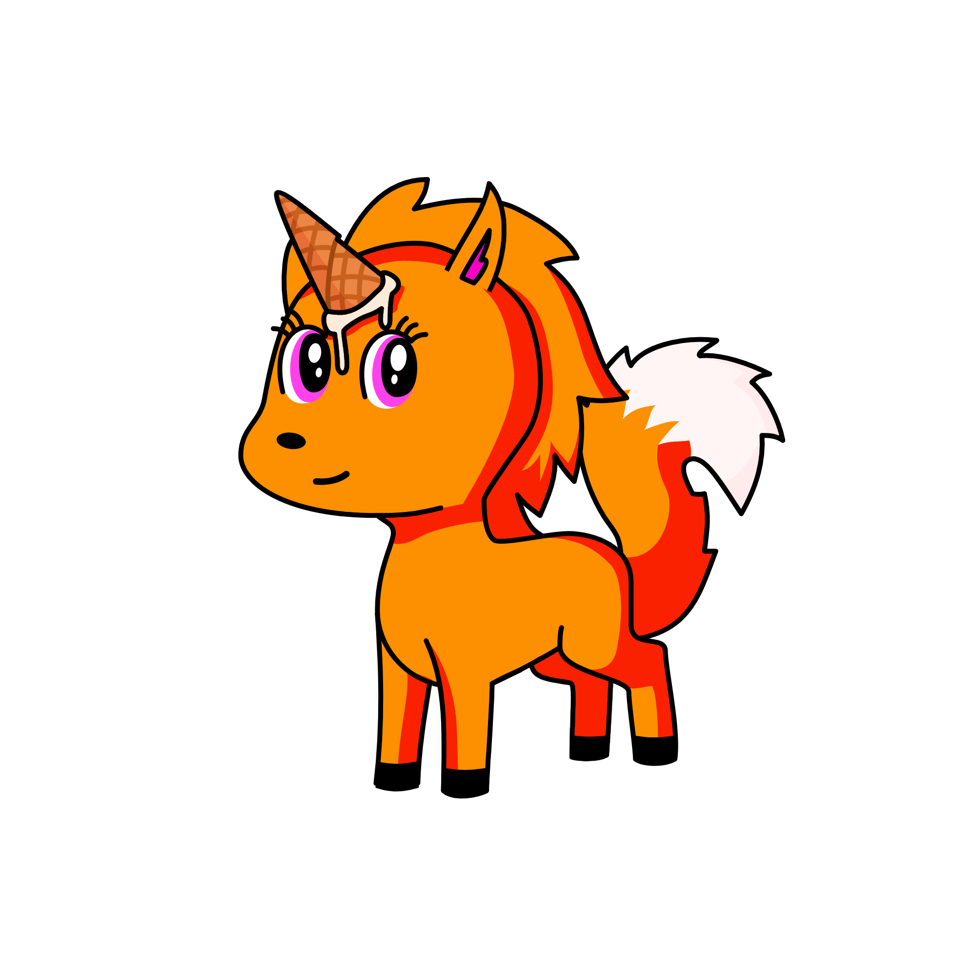 foxey corn, the unicorn