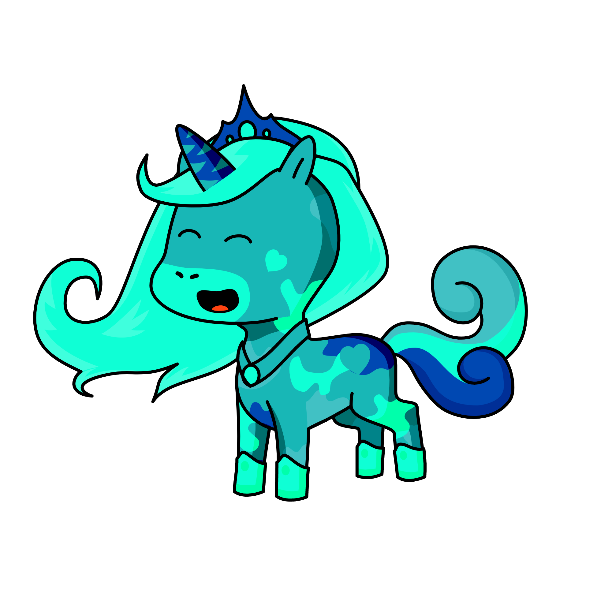 Oceania, the unicorn