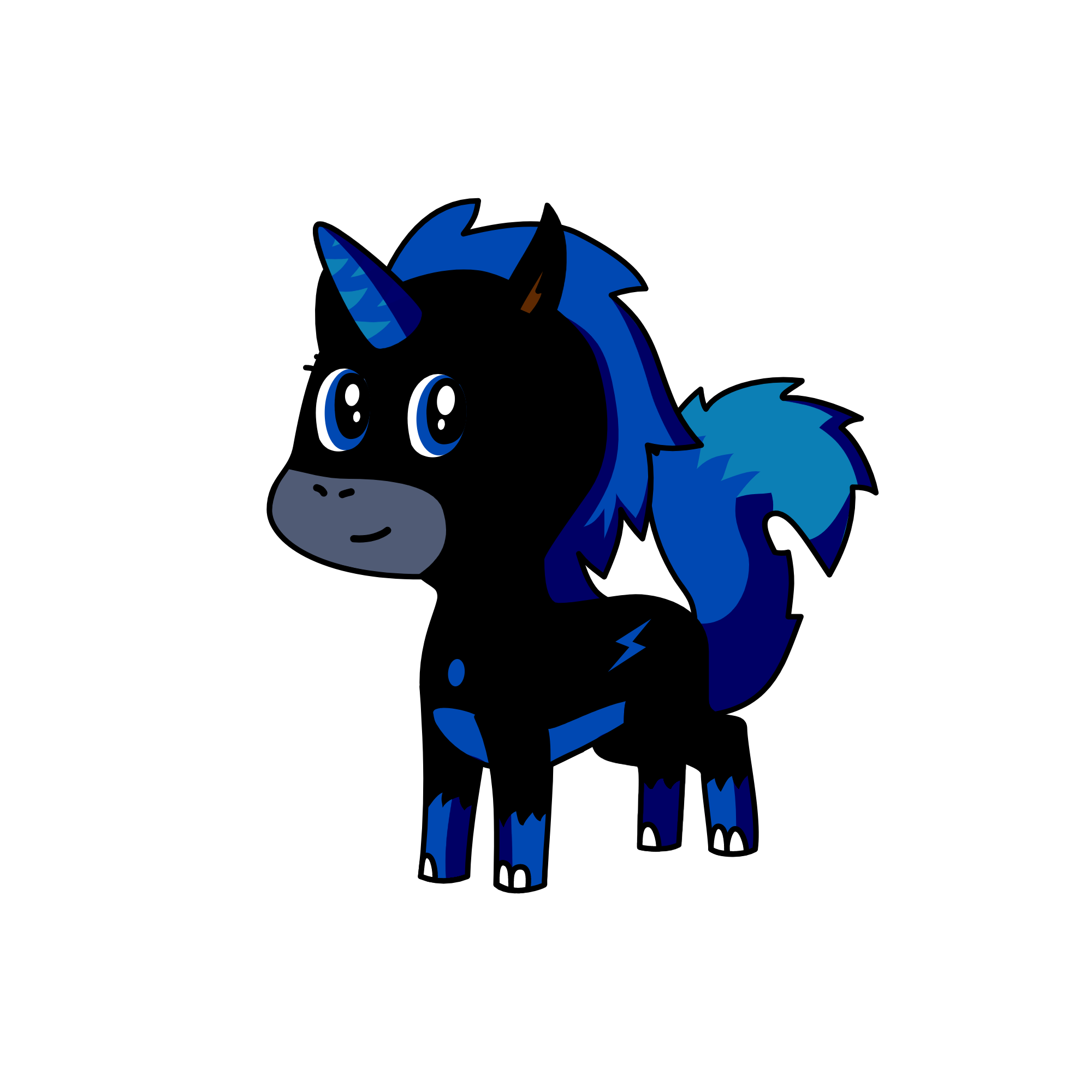 Luna, the unicorn