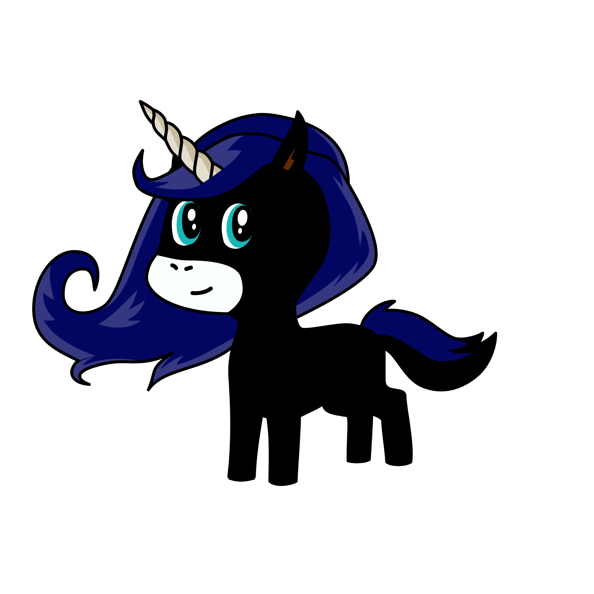 Midnight, the unicorn