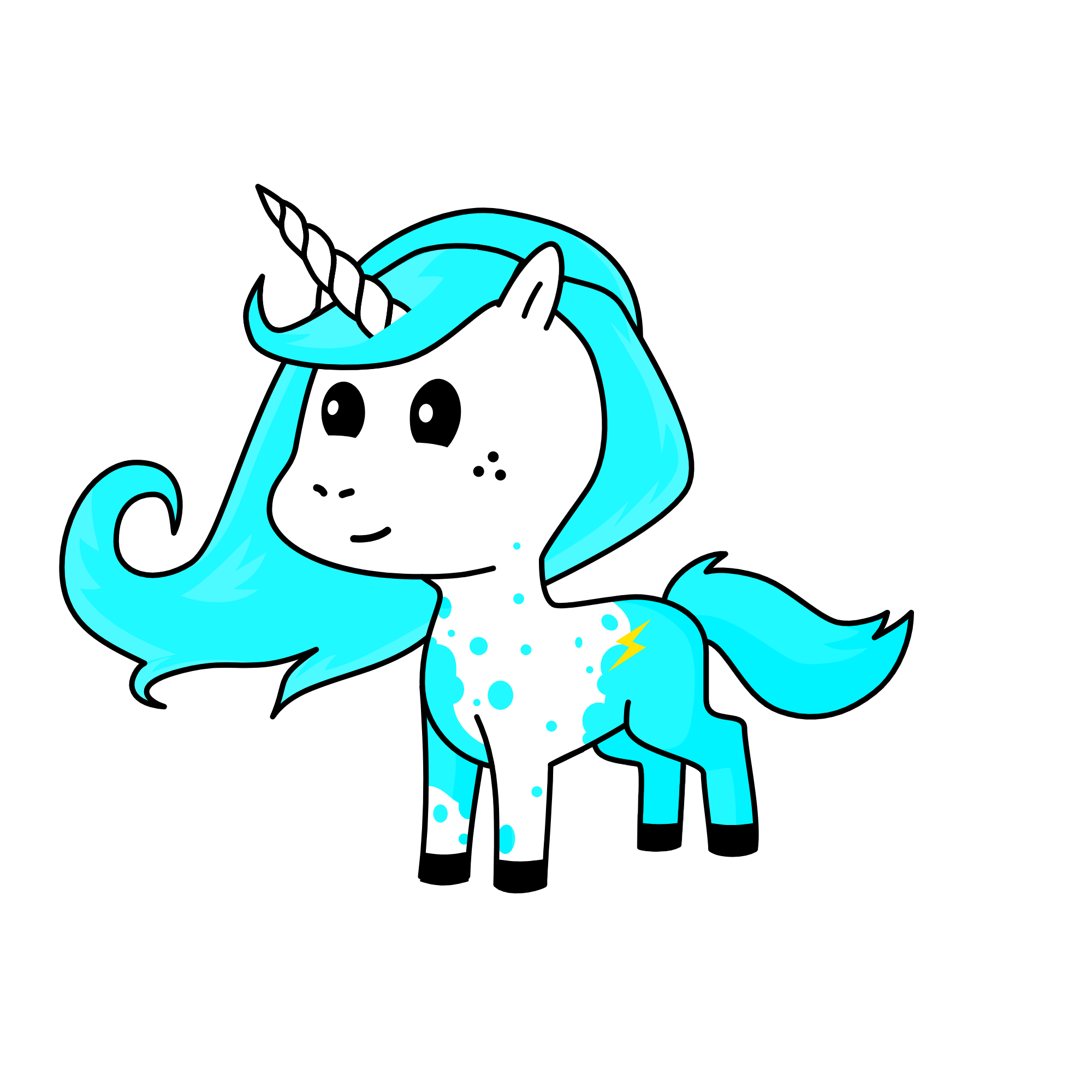 Morning Glory, the unicorn
