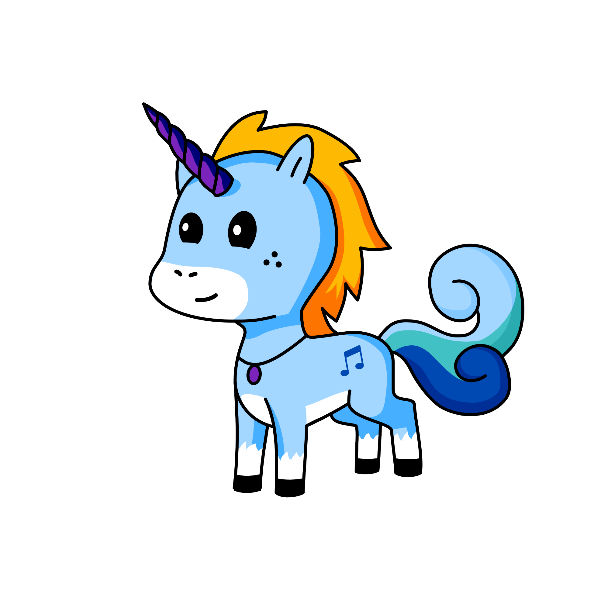 Sandywinkle, the unicorn