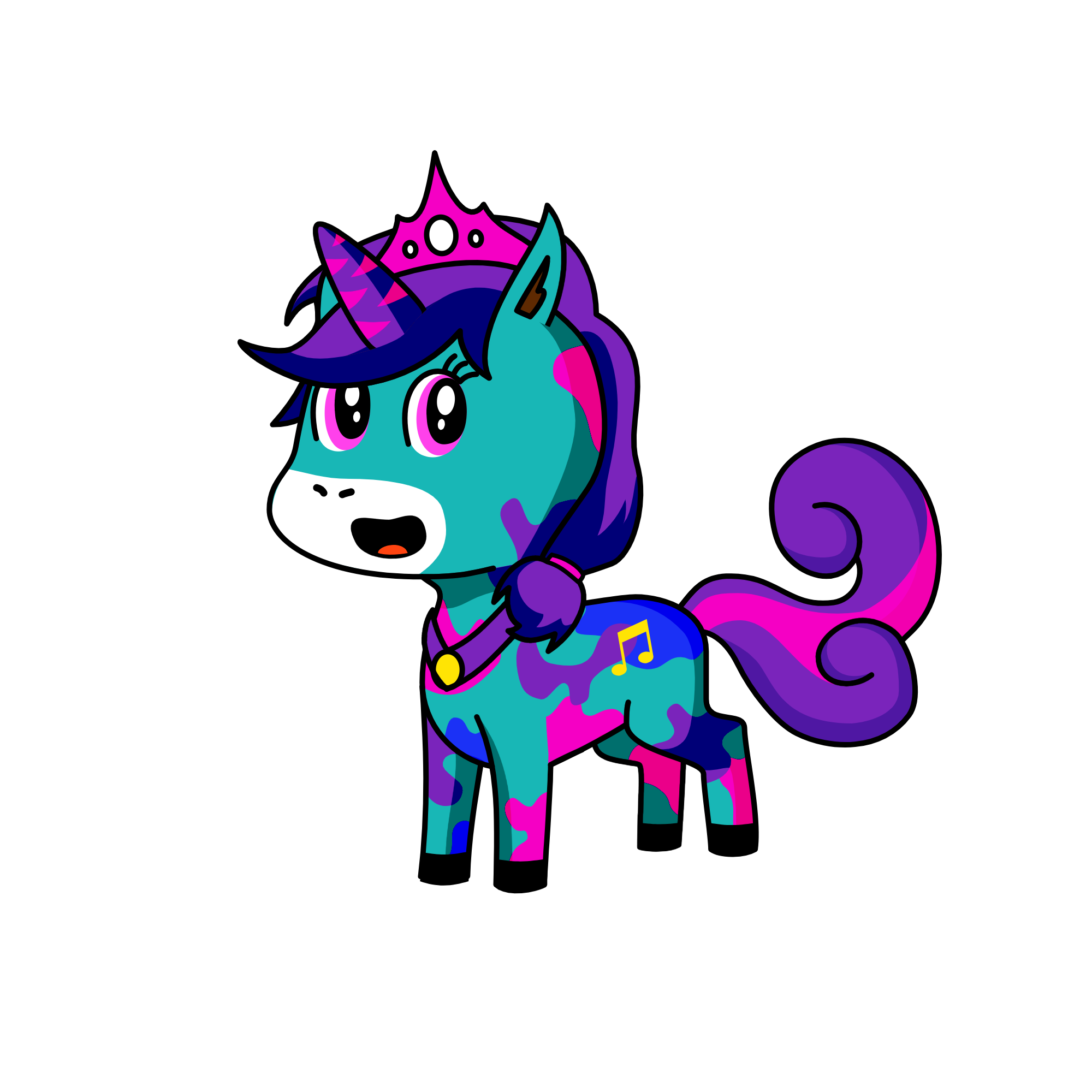 galaxy, the unicorn