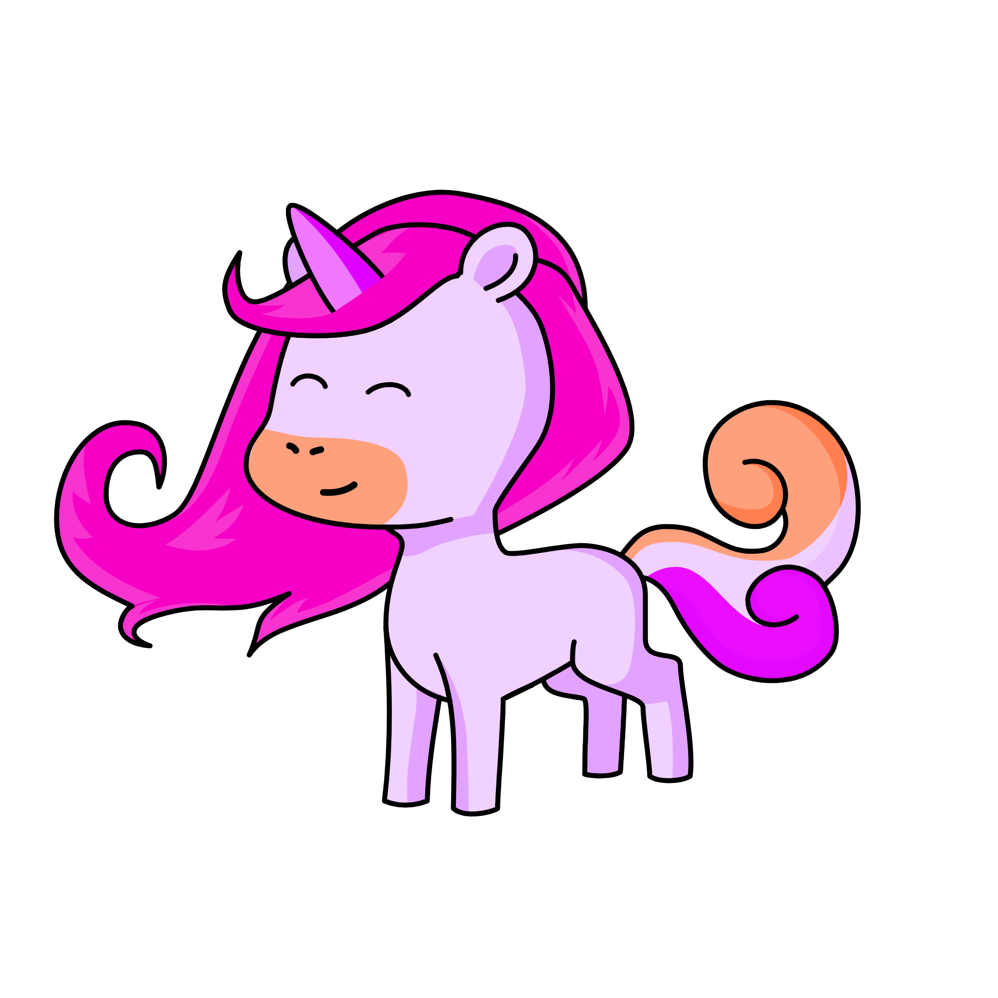 Cotton candy, the unicorn