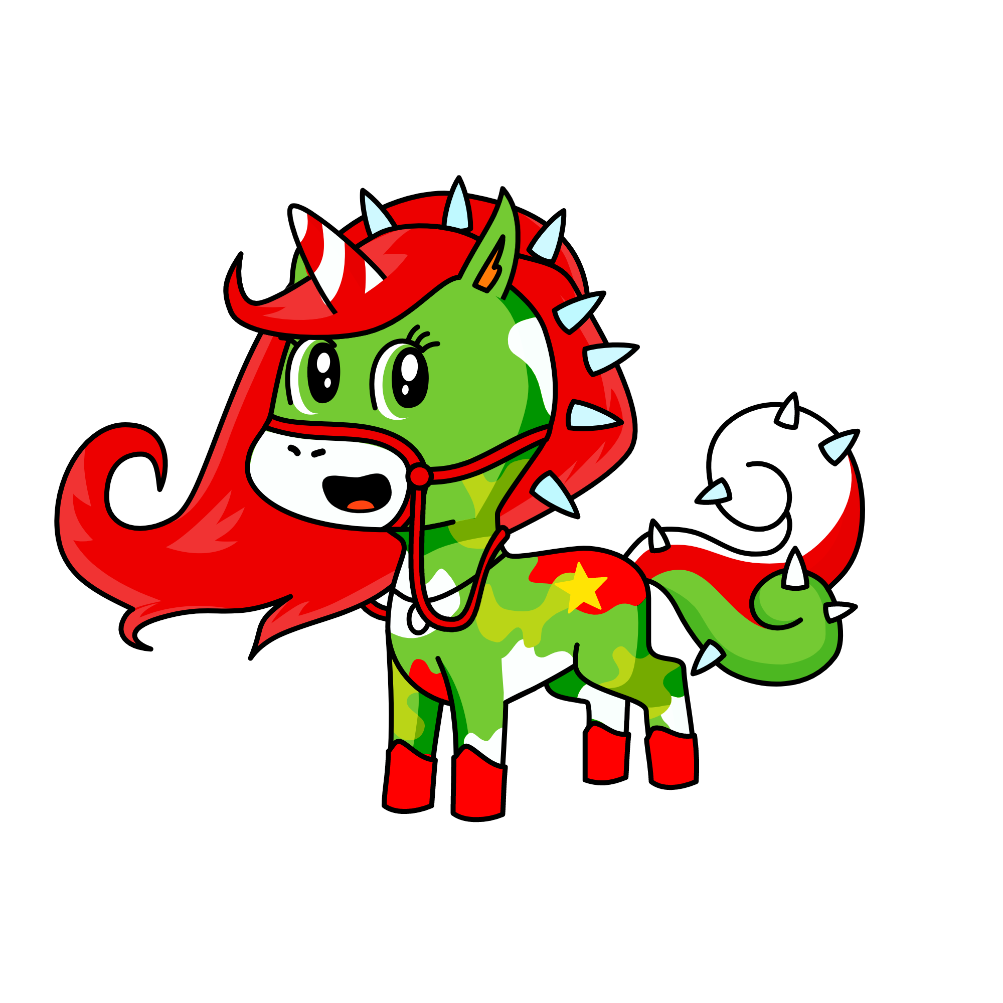 santas helper, the unicorn