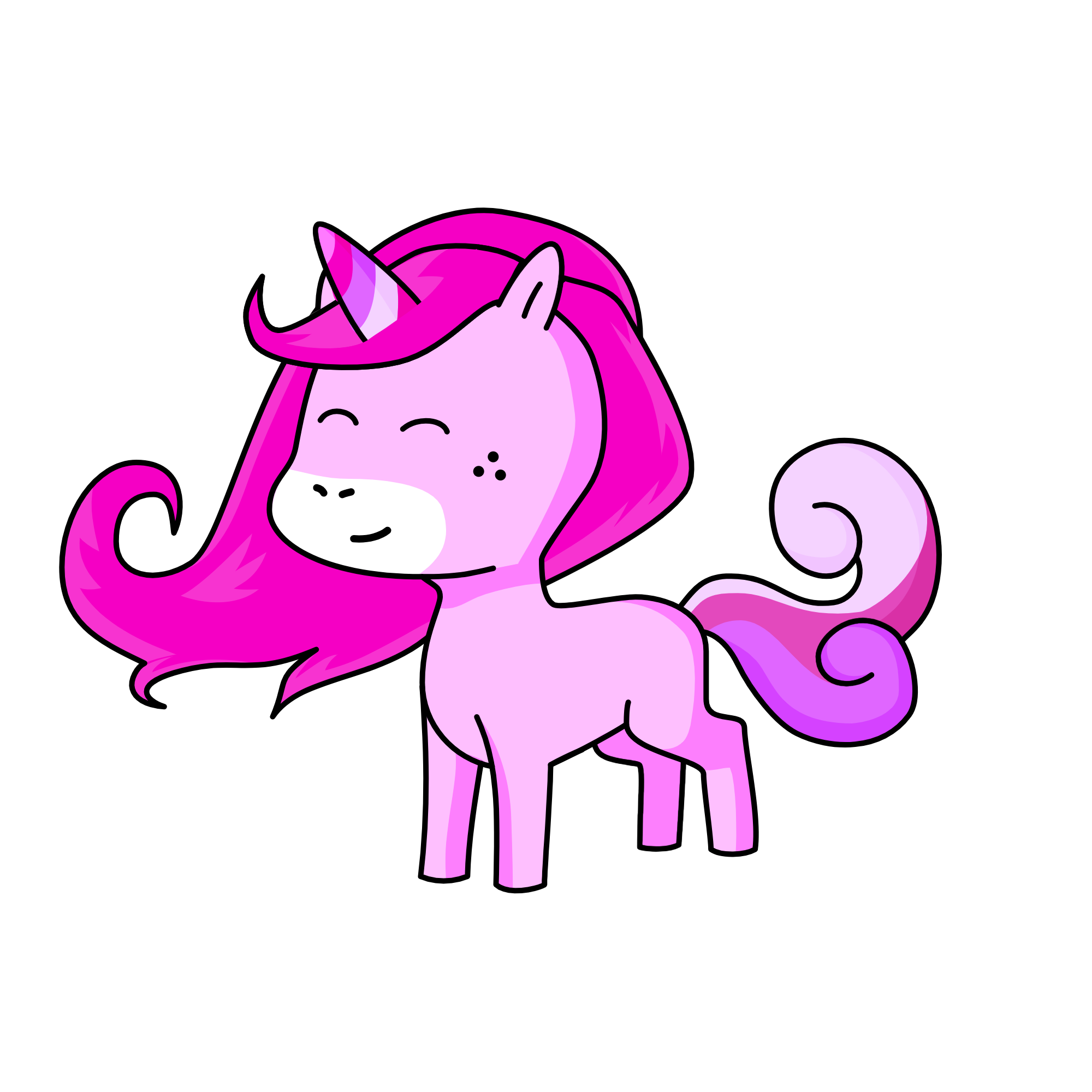 Cotton candy, the unicorn