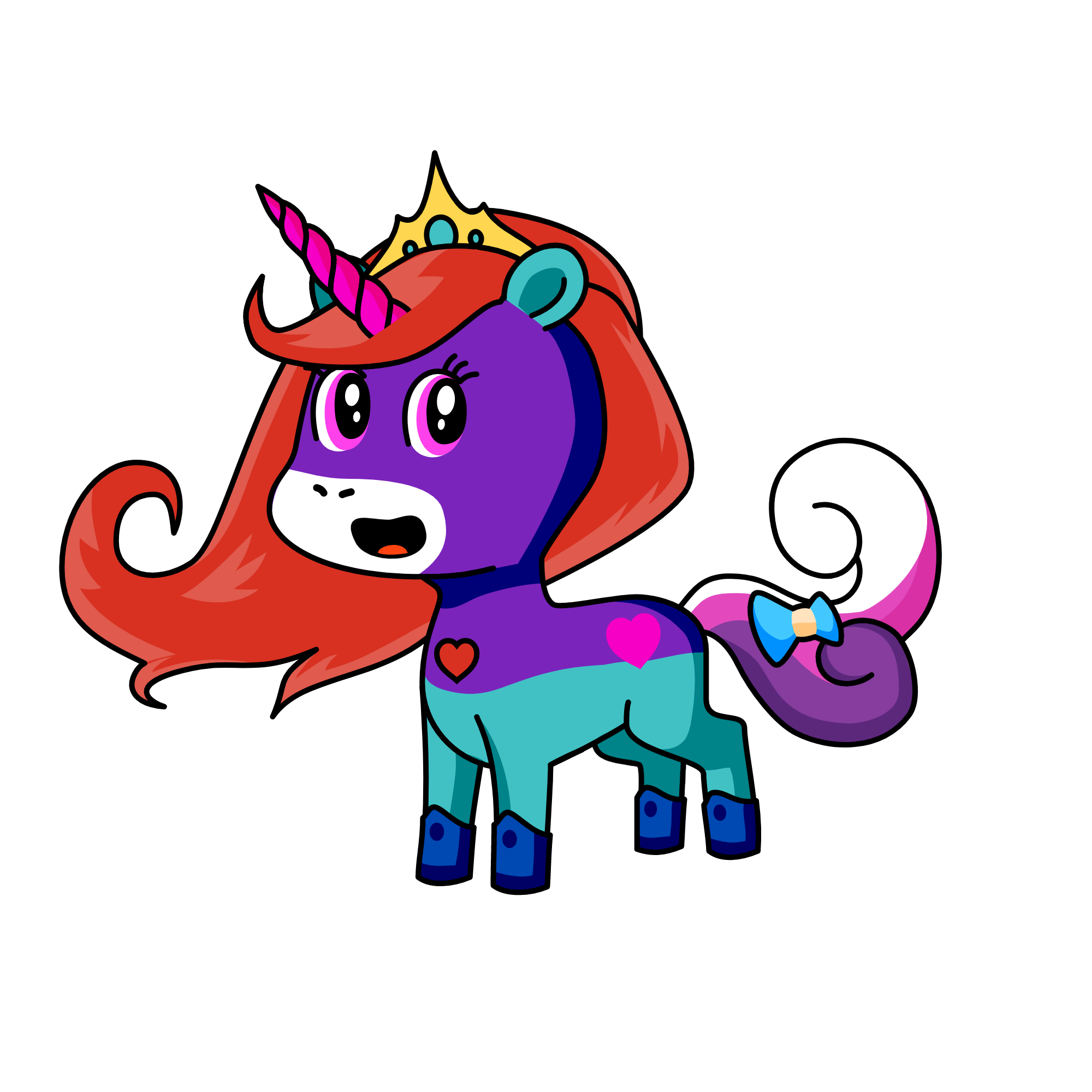 roan, the unicorn