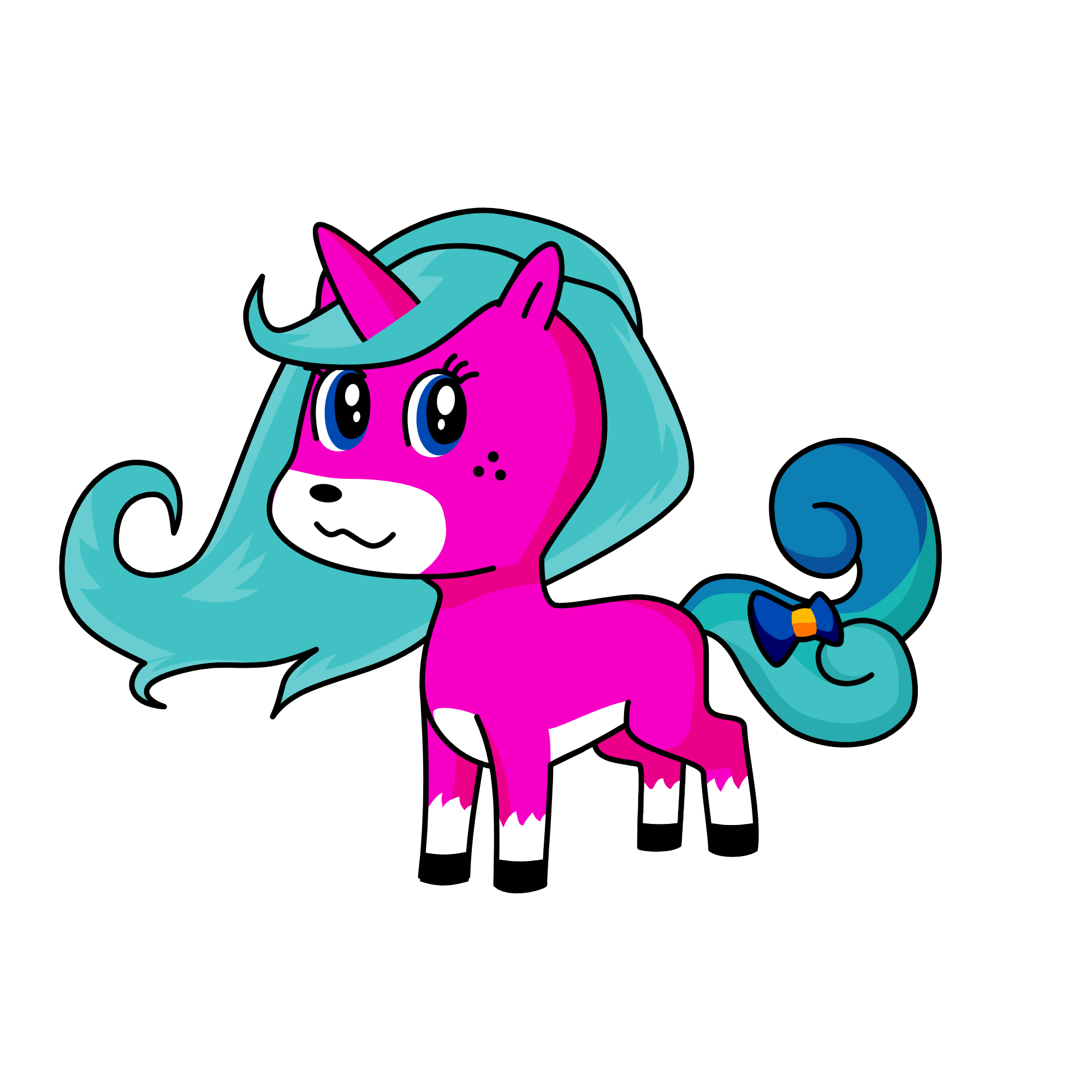 winter, the unicorn