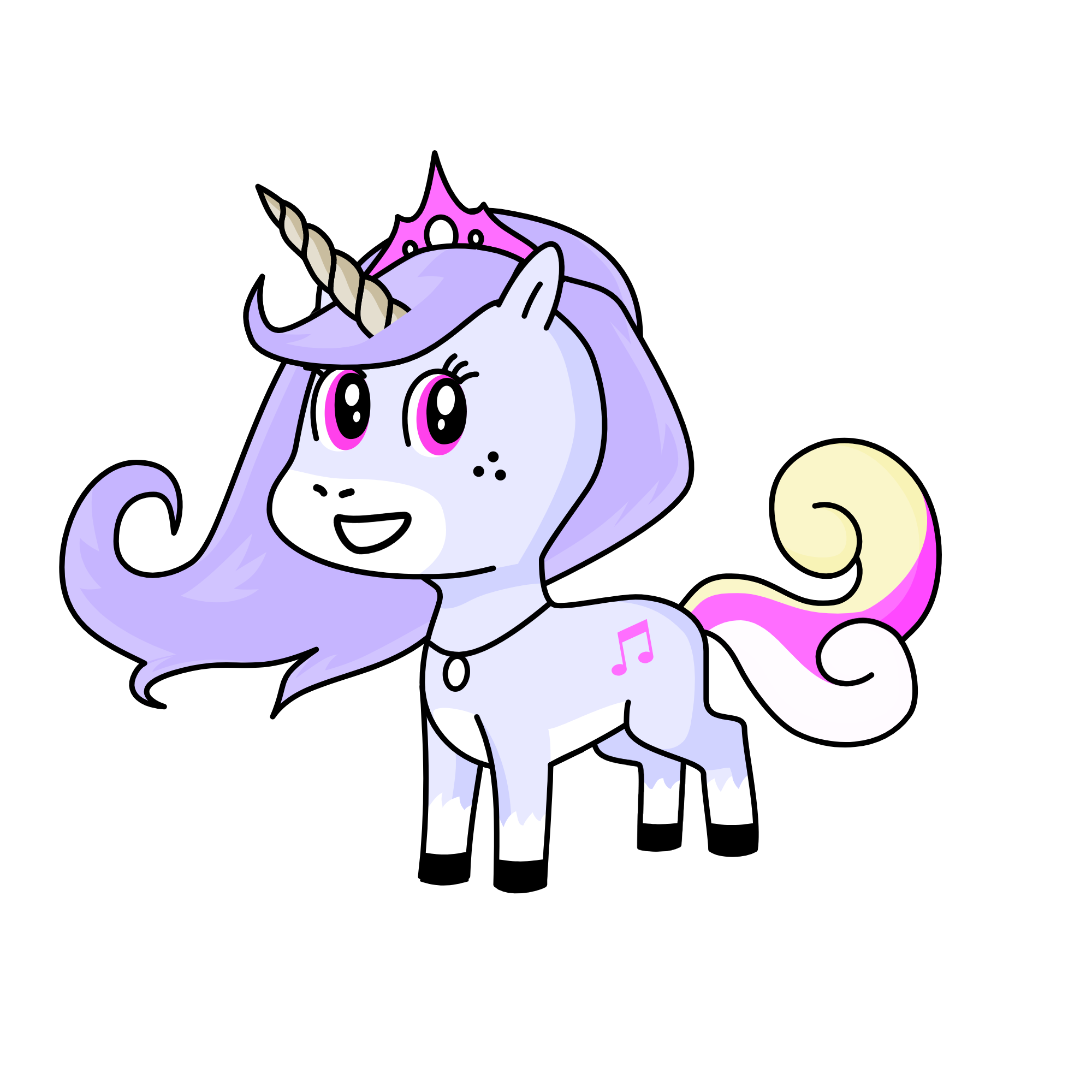 Snowy, the unicorn