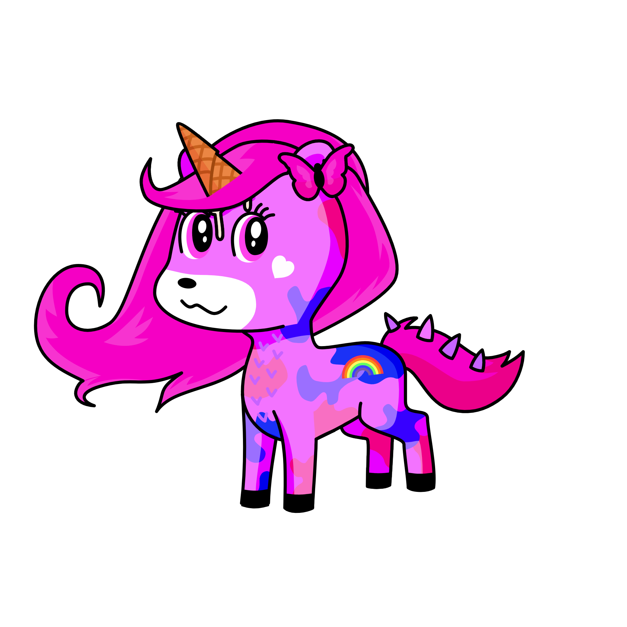 pinky pie, the unicorn