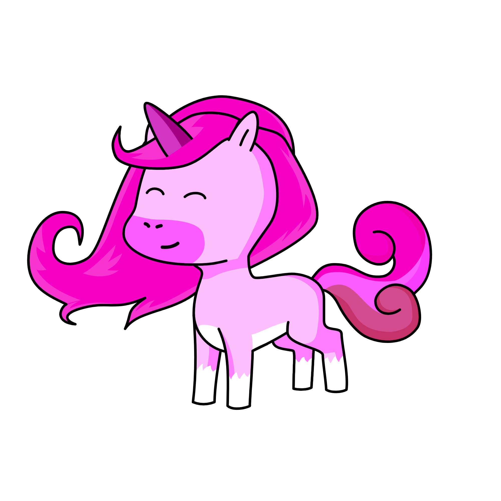 Cotton candy, the unicorn