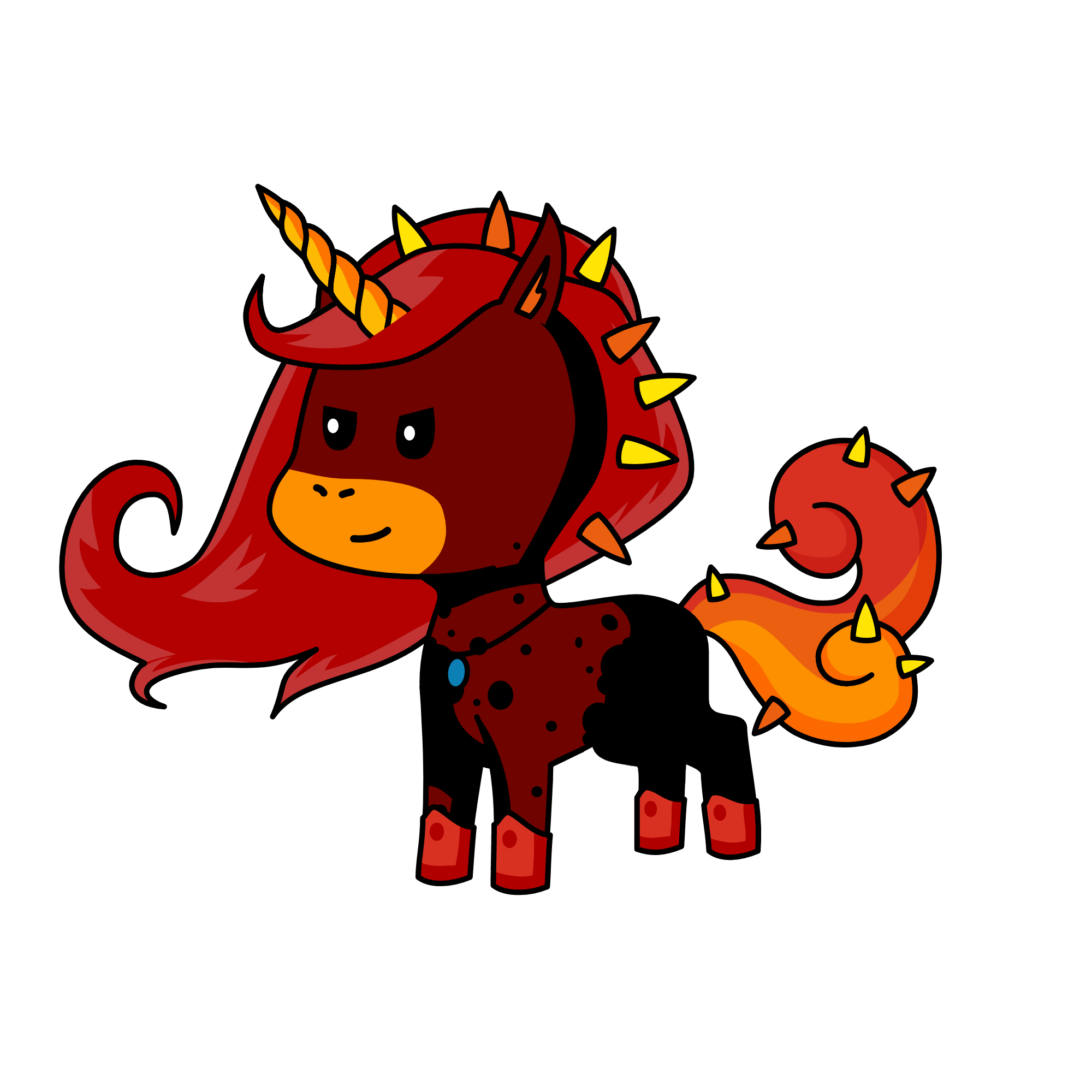 Flare, the unicorn