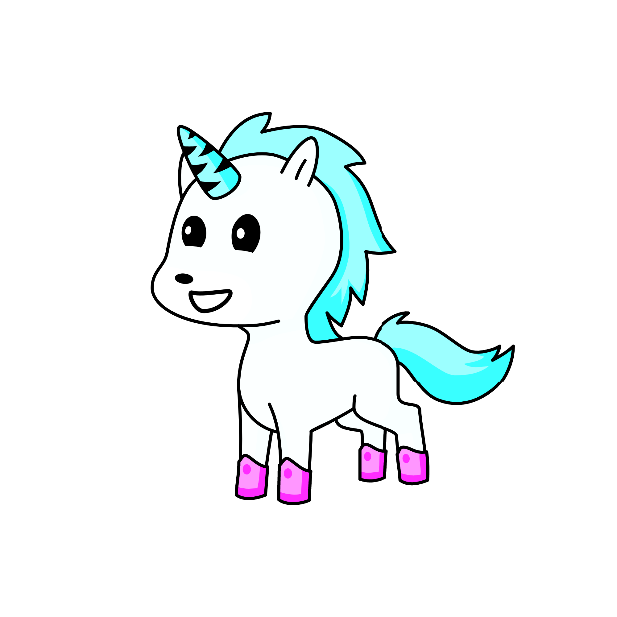 Sans, the unicorn