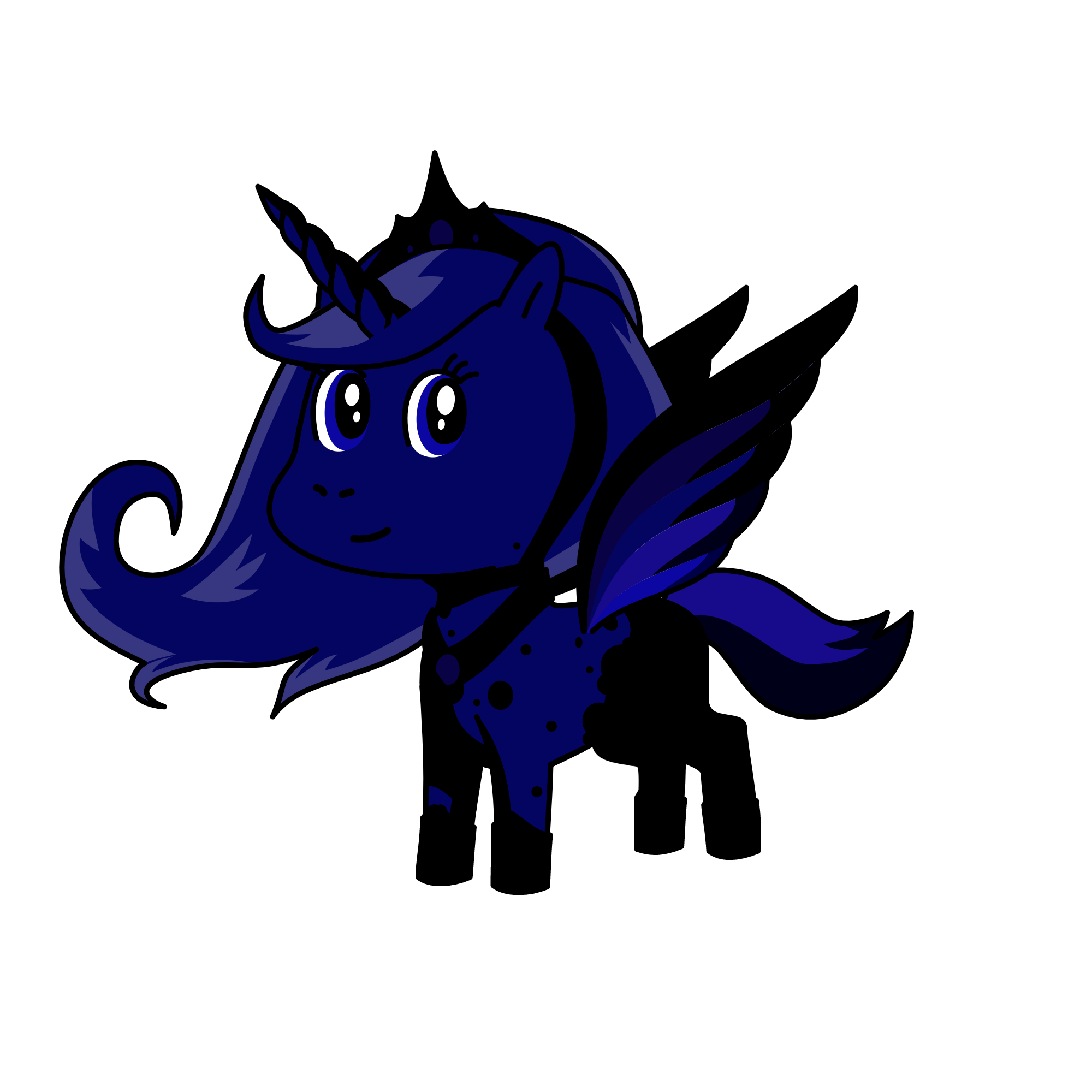 Princess Luna, the unicorn