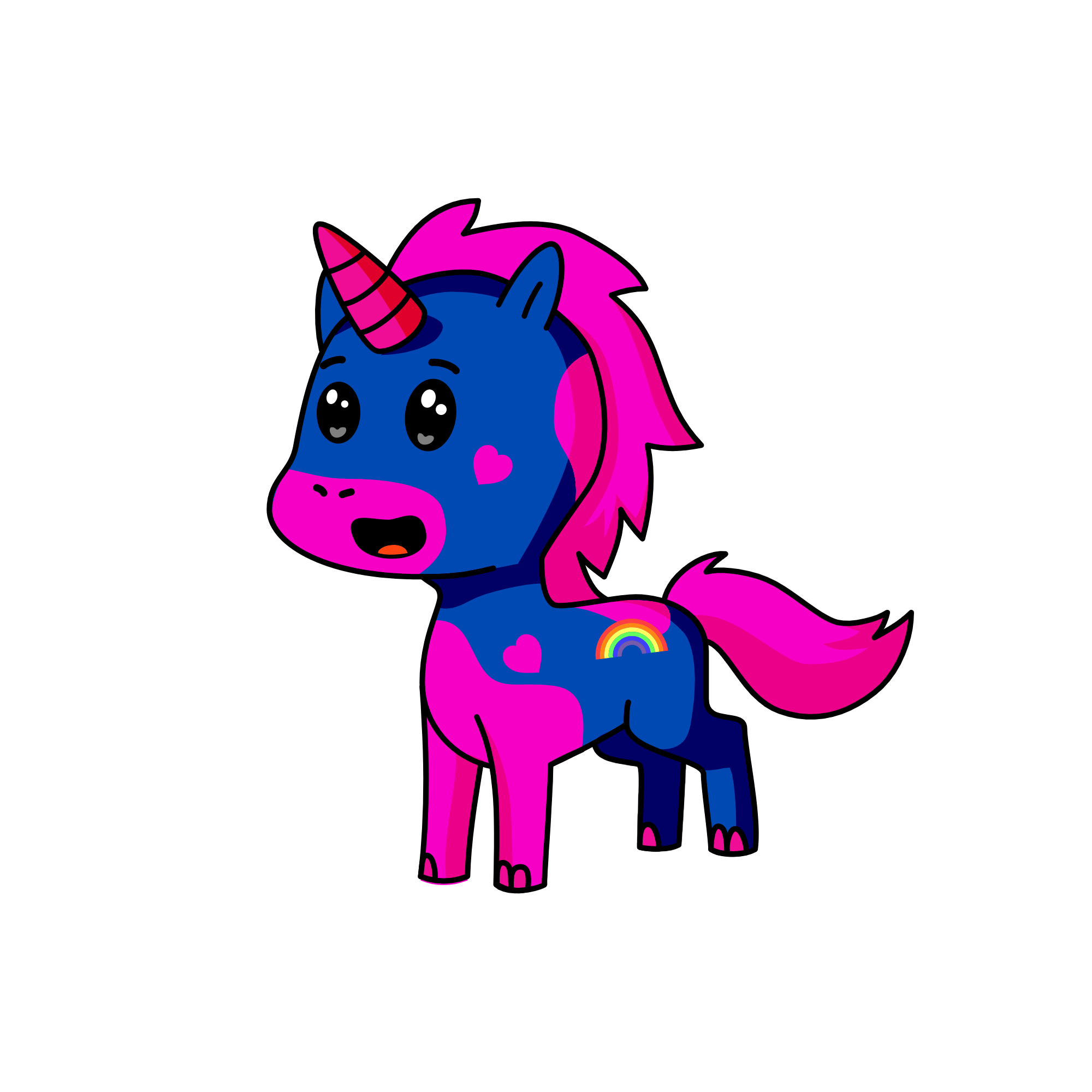 BABY UNICORN!!!, the unicorn