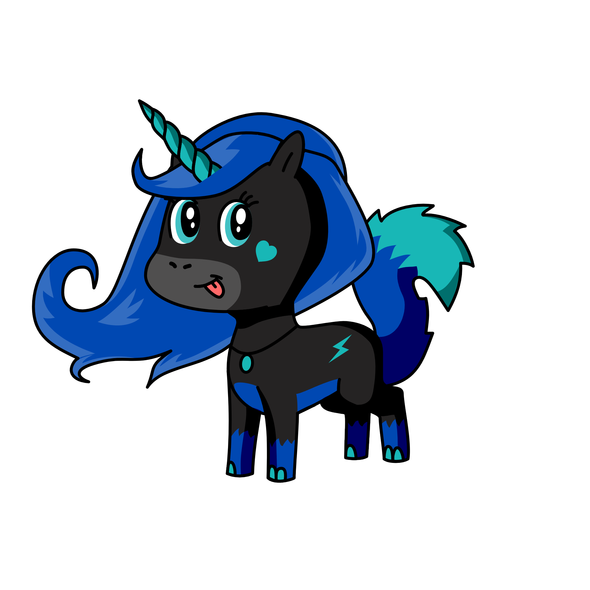 Pretty Midnight, the unicorn