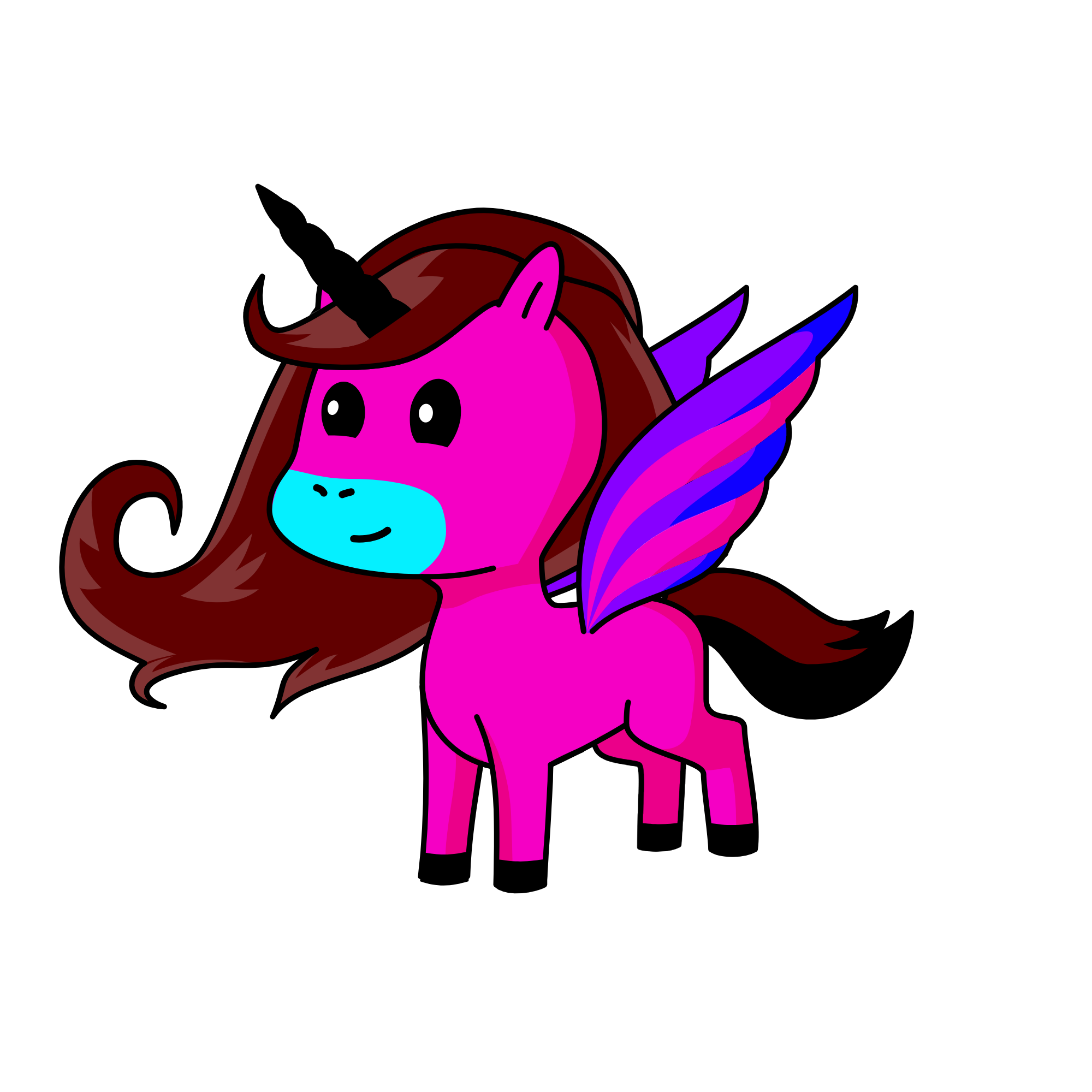 Princess light, the unicorn