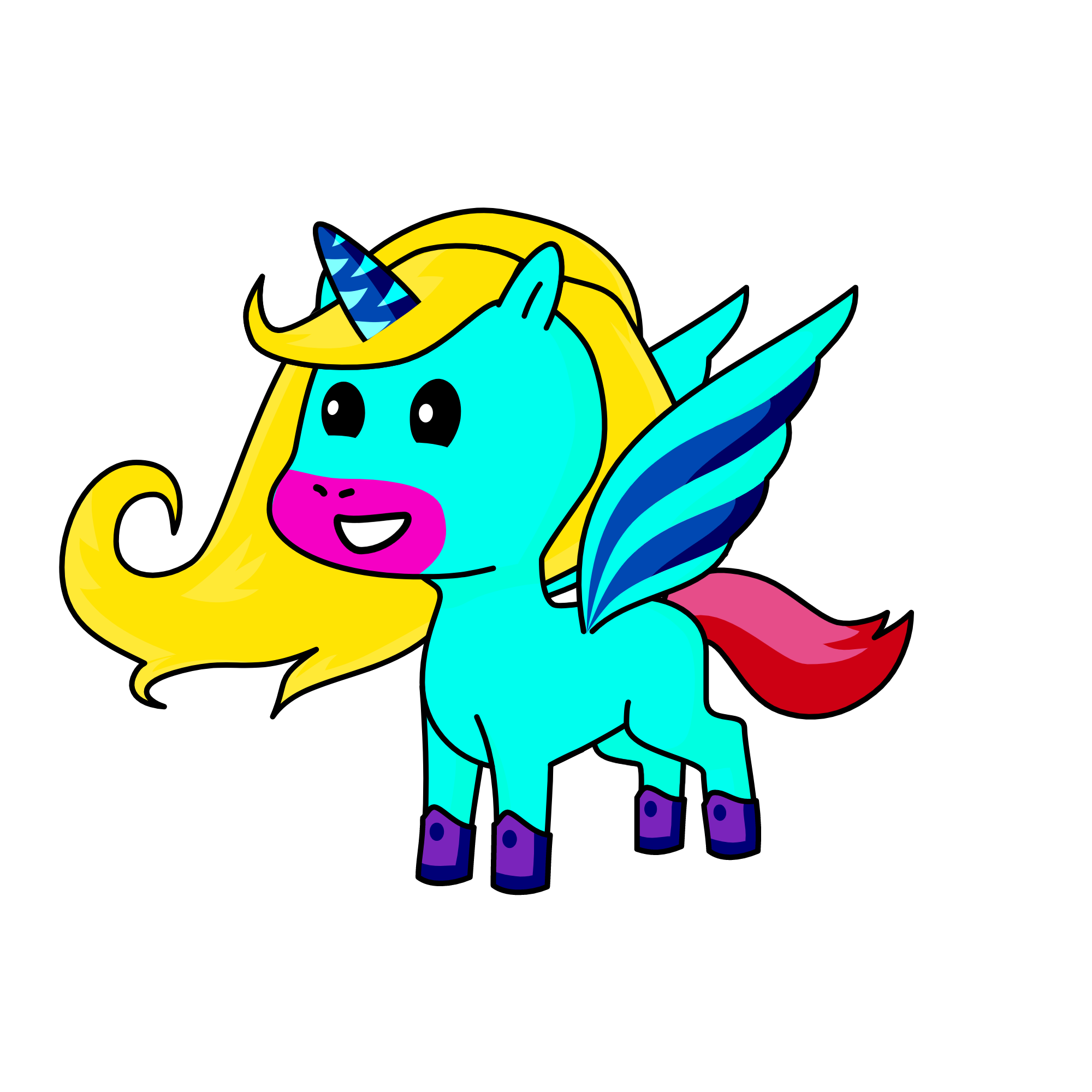 perincess cotton candy, the unicorn