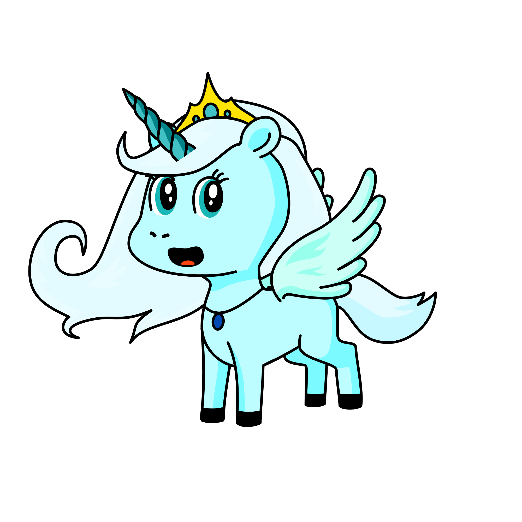 PRINCESS ICE, the unicorn