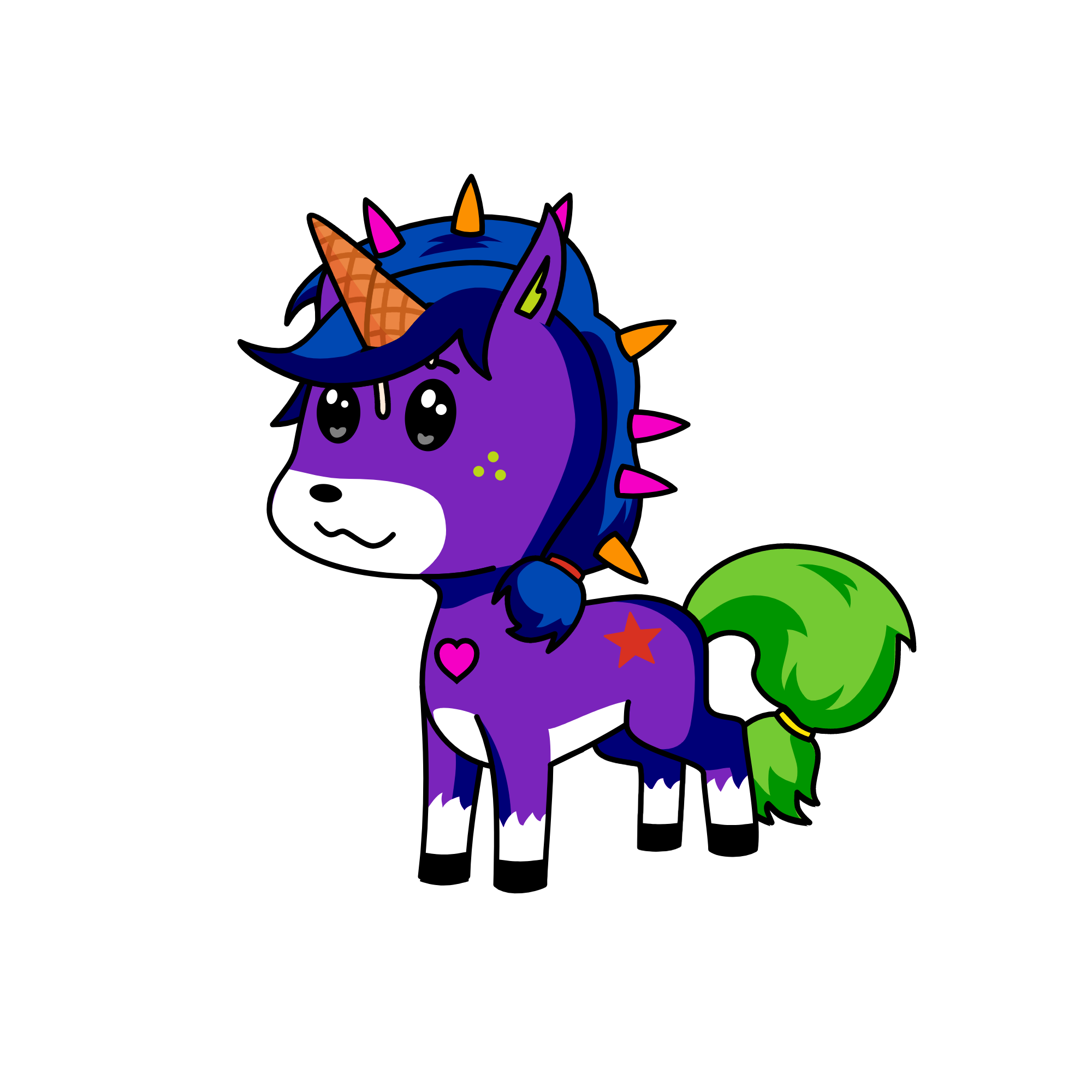Lyca Berry Happypebble, the unicorn