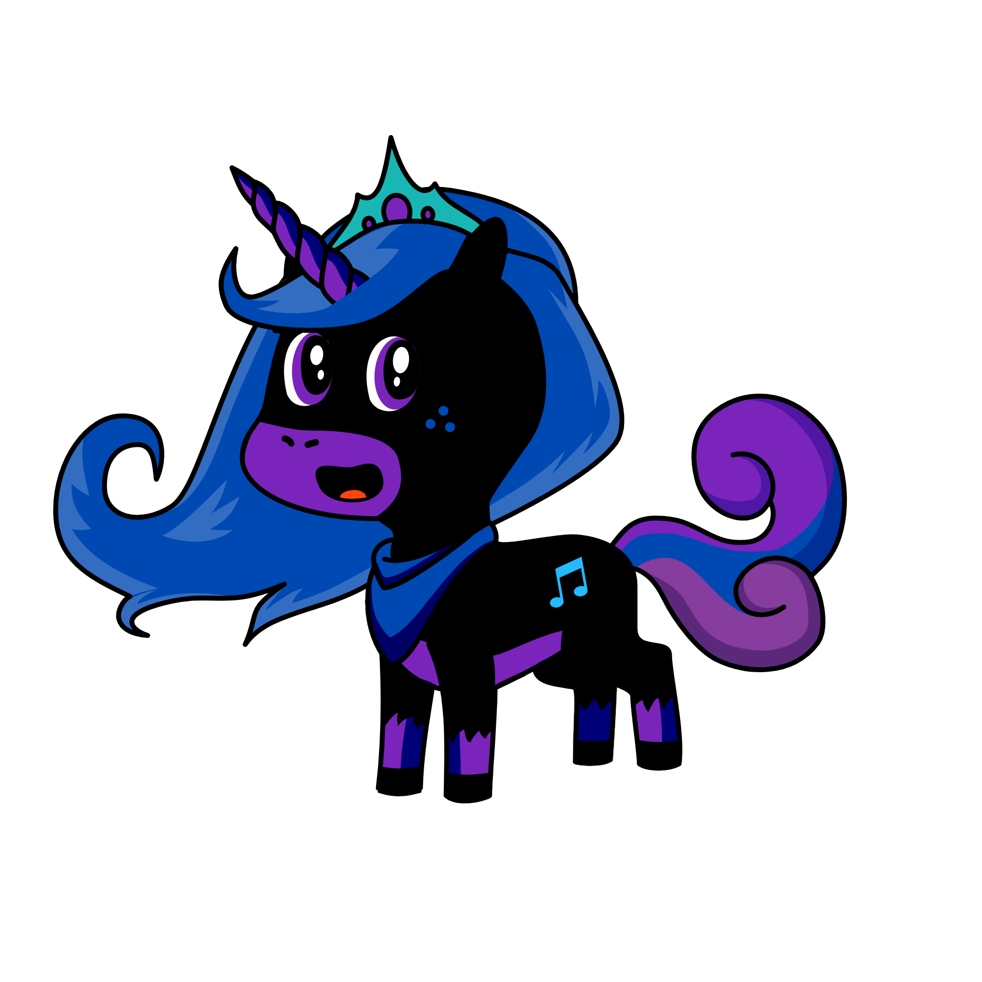 Midnight, the unicorn