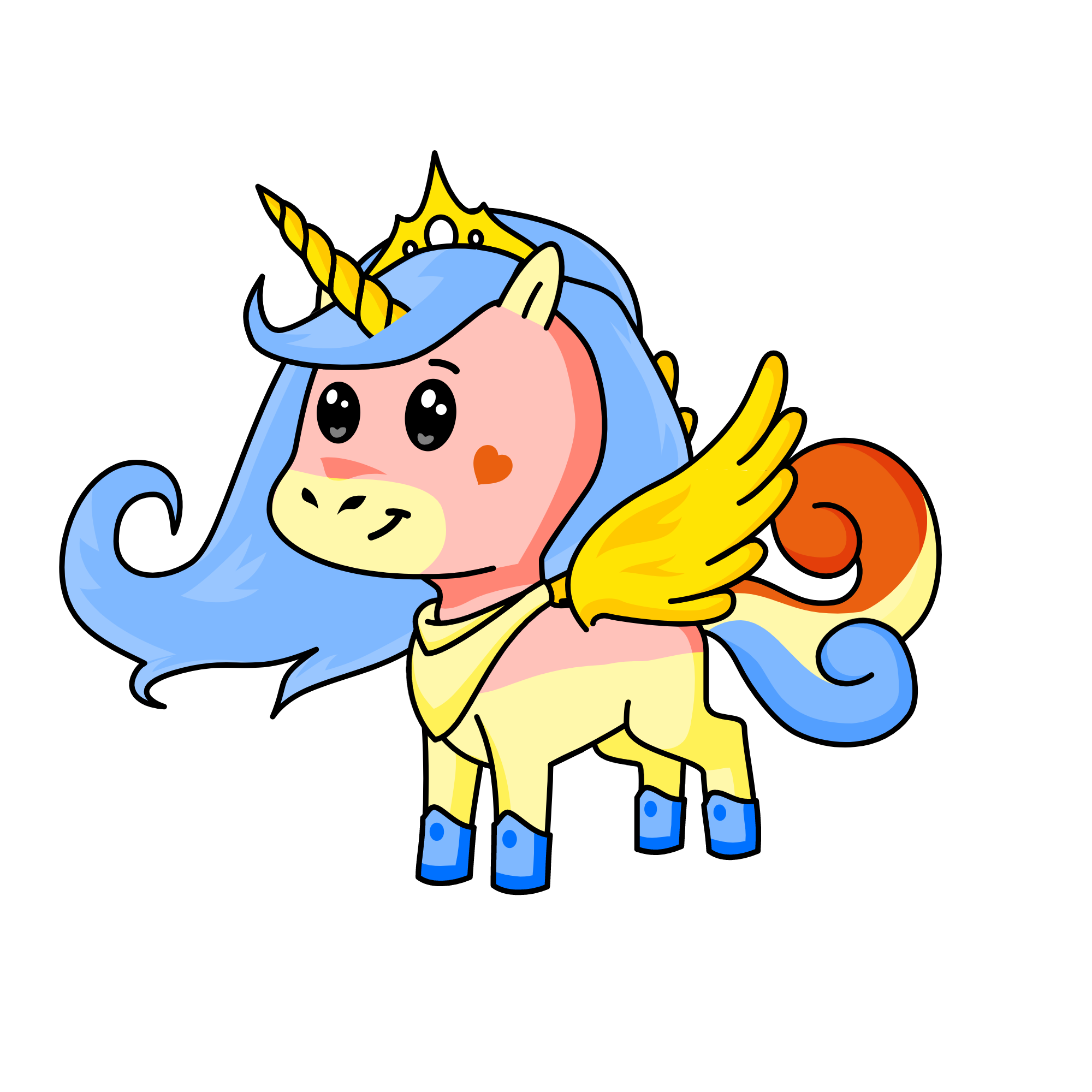 Sunny, the unicorn