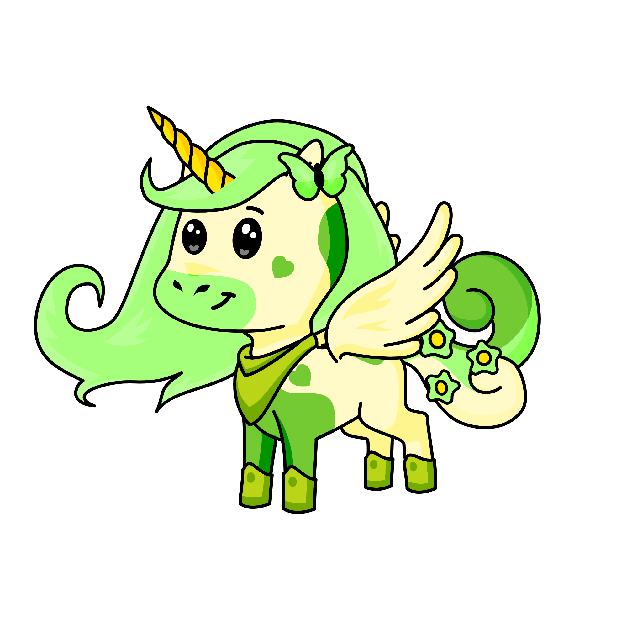 Clover, the unicorn