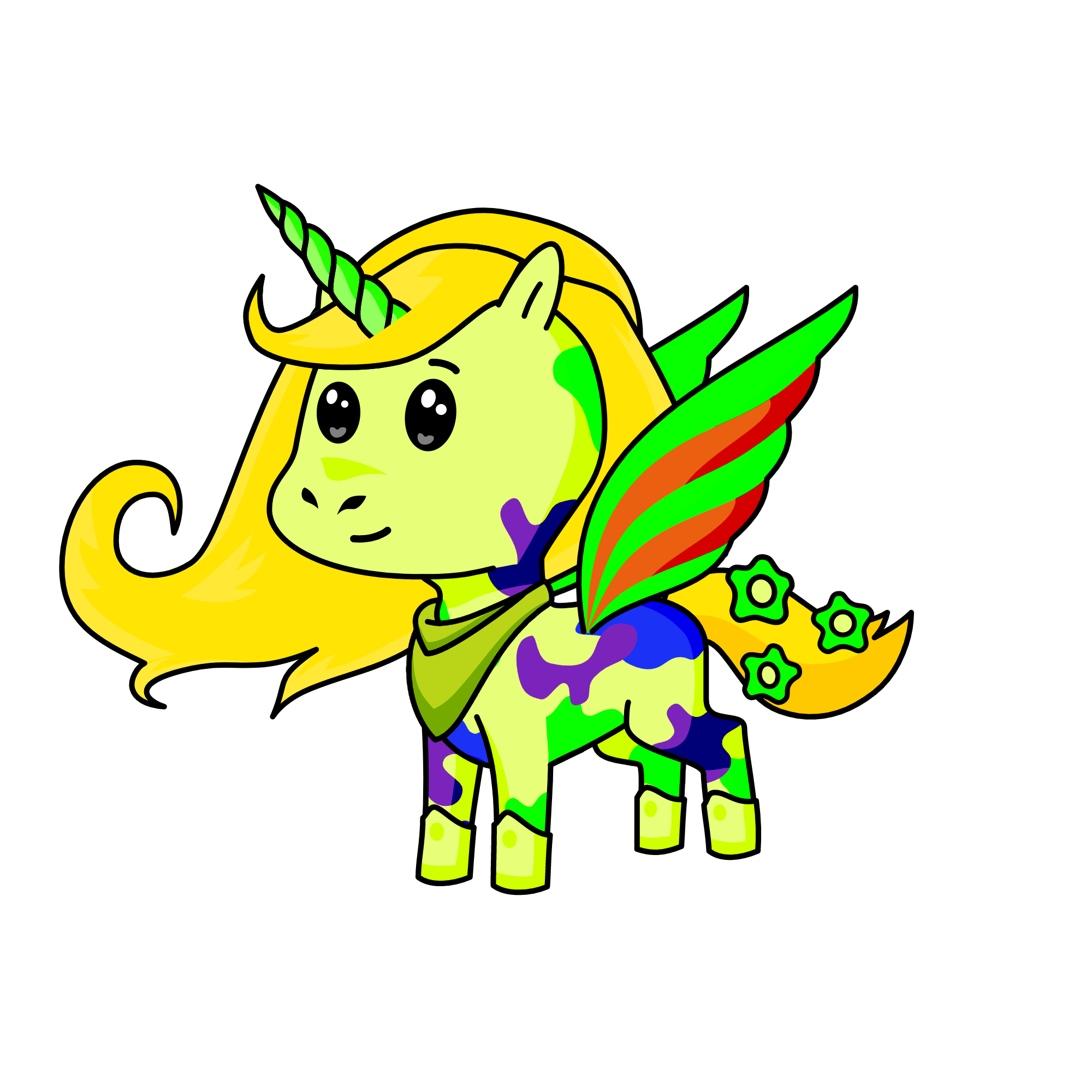 Blossom, the unicorn