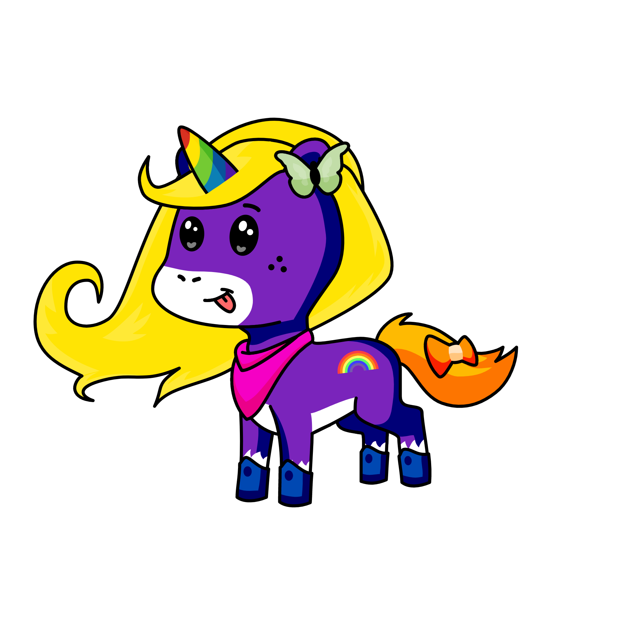 gökkuşağı, the unicorn