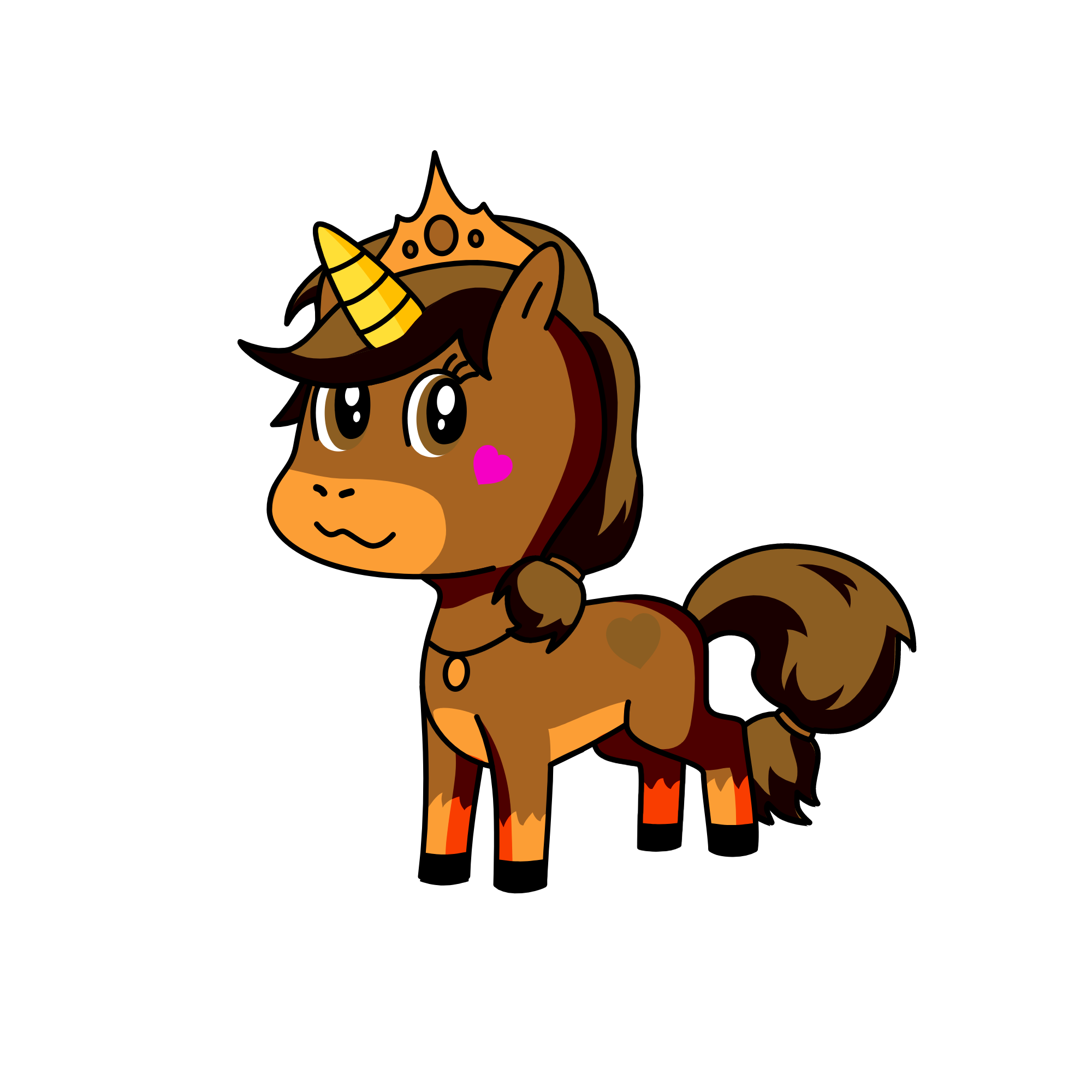 Choco Cake, the unicorn