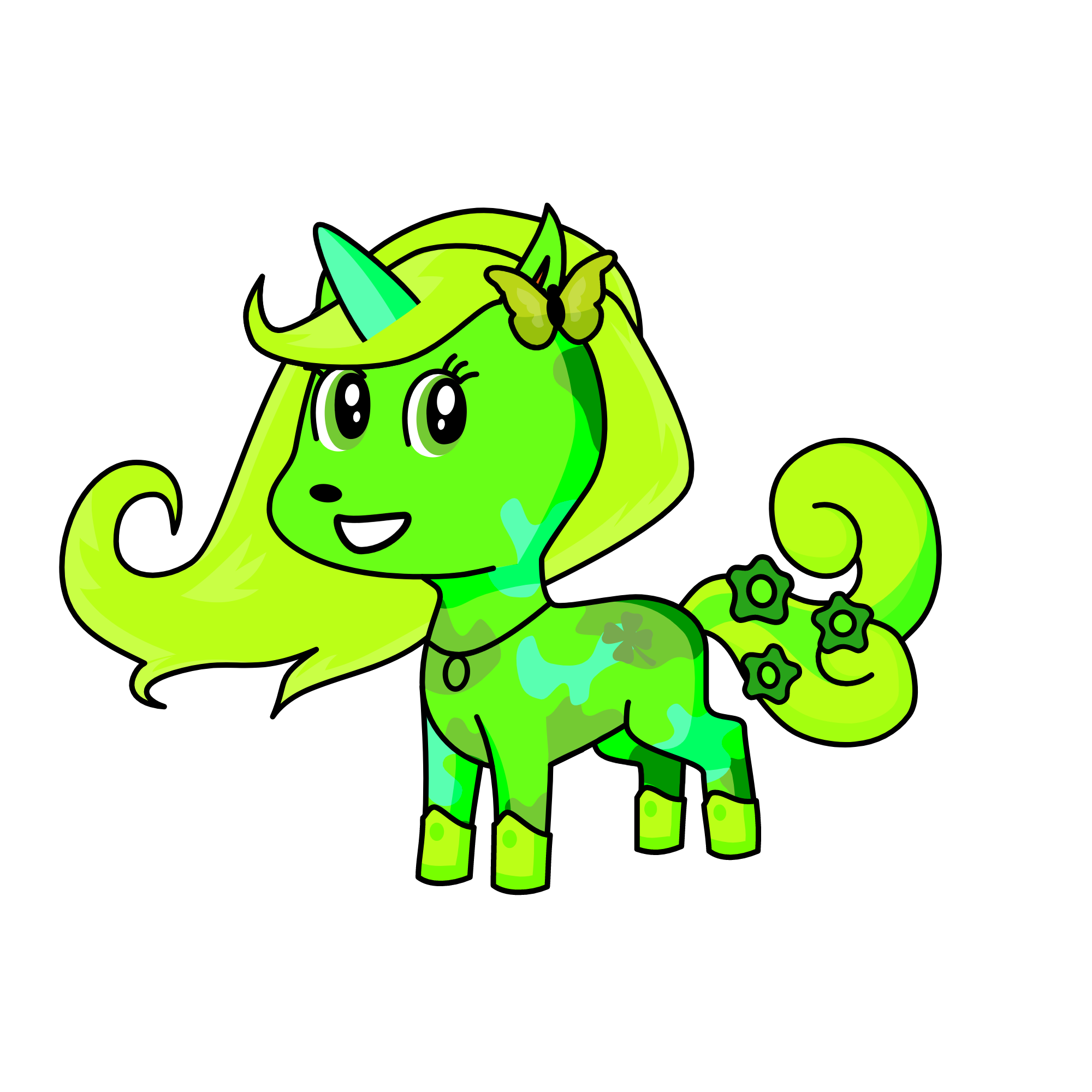 grass, the unicorn