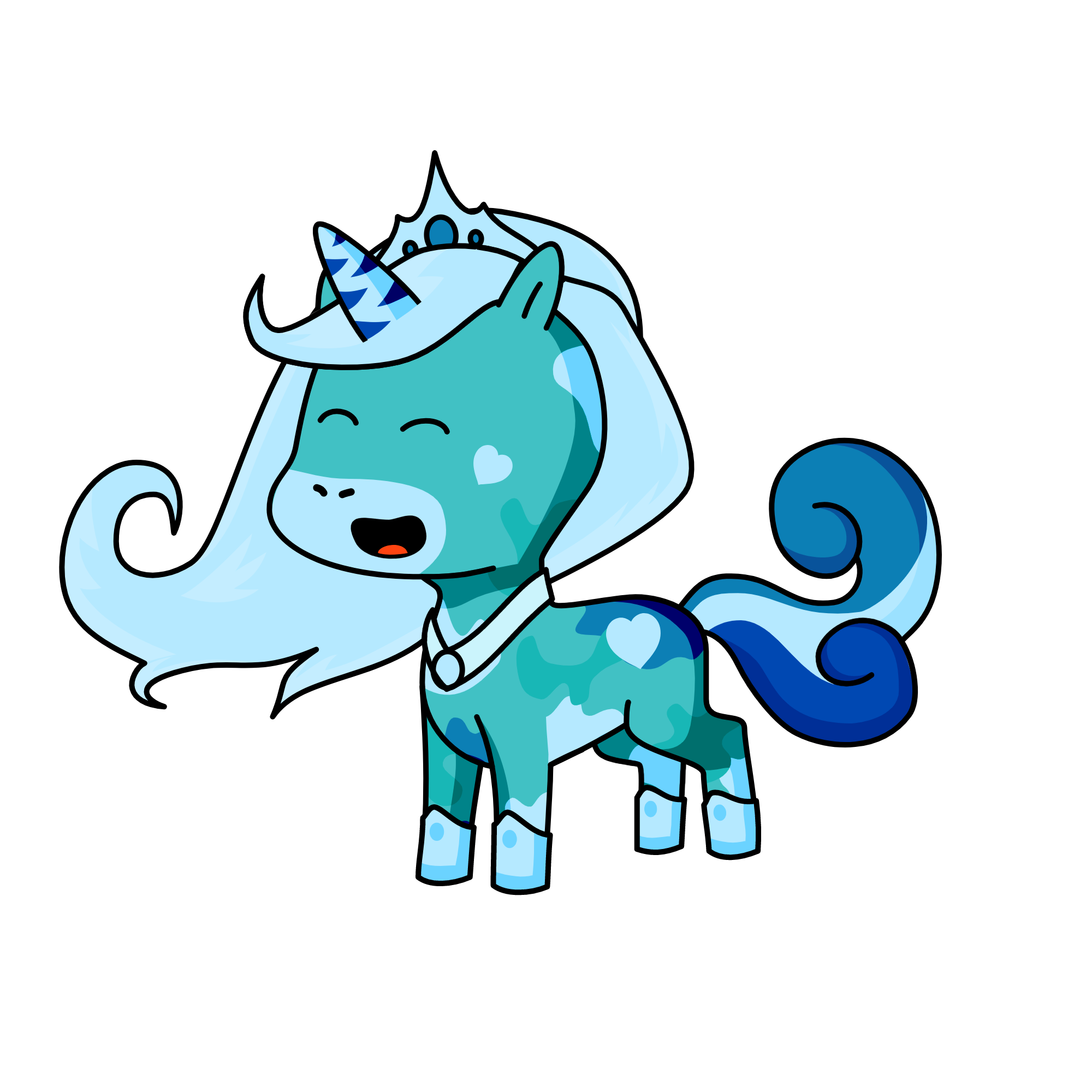 Ice Queen, the unicorn
